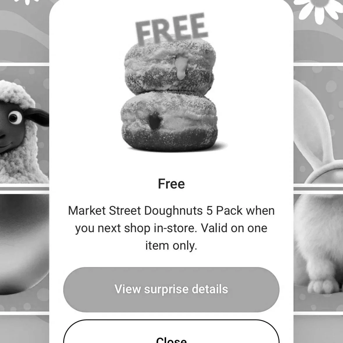 Free doughnuts with the Morrisons More game