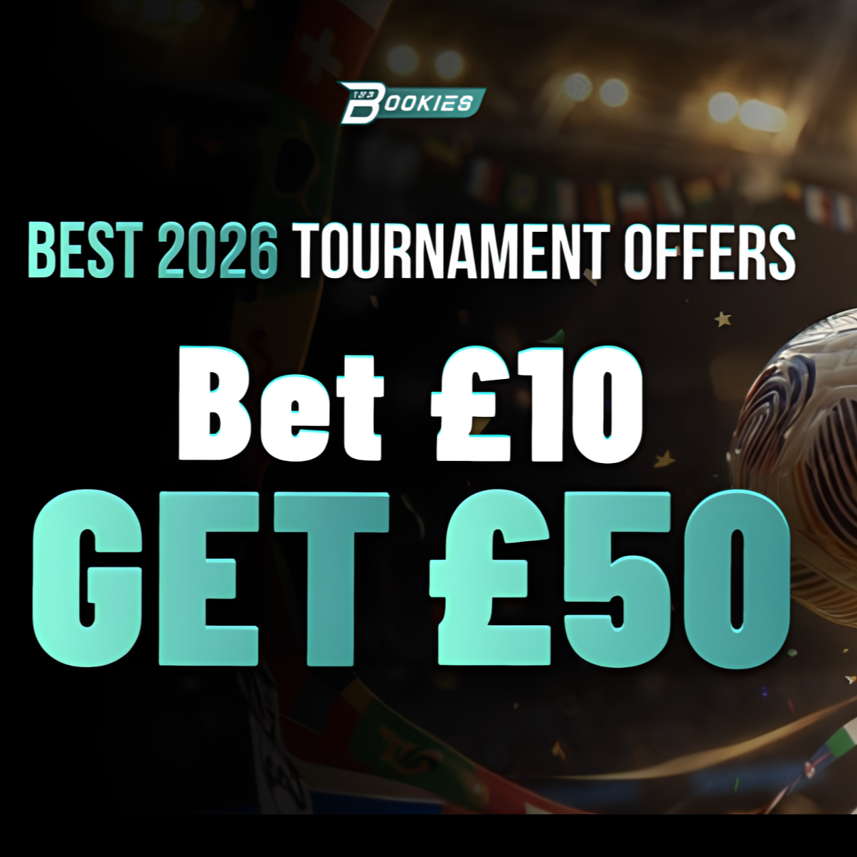 123Bookies - Get £50 in free bets from a £10 bet ⚽