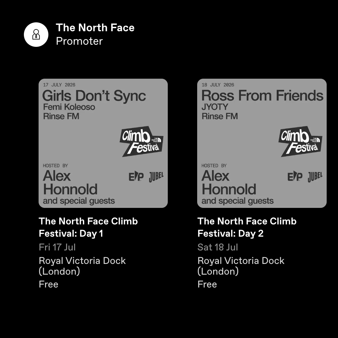 Get FREE tickets to The North Face Festival