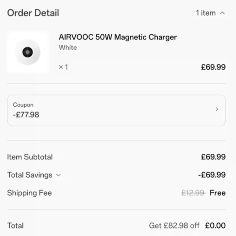 Get a FREE OnePlus AIRVOOC 50W Magnetic Charger (Existing OnePlus Members)