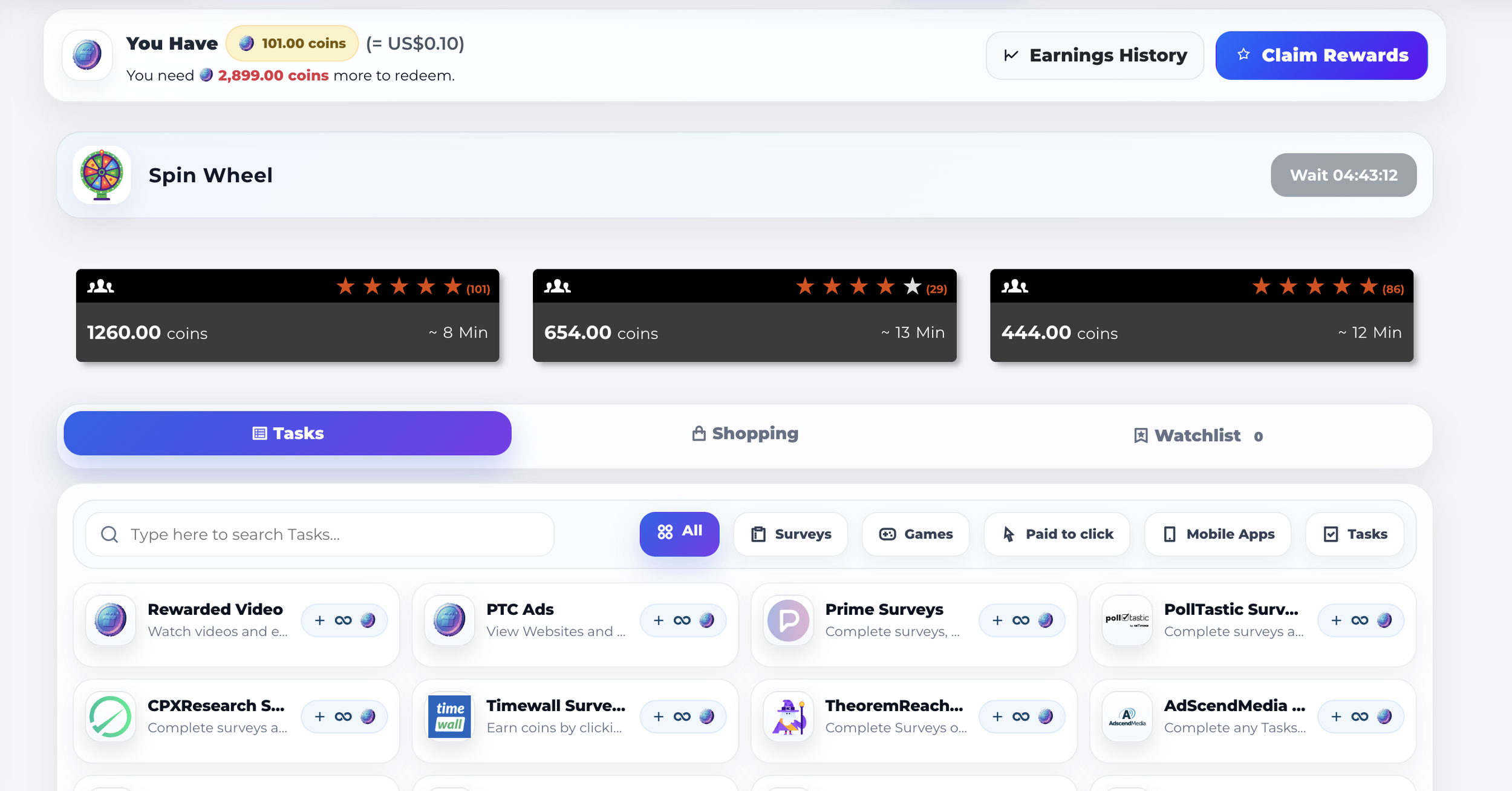 All offers Viewcoins.io