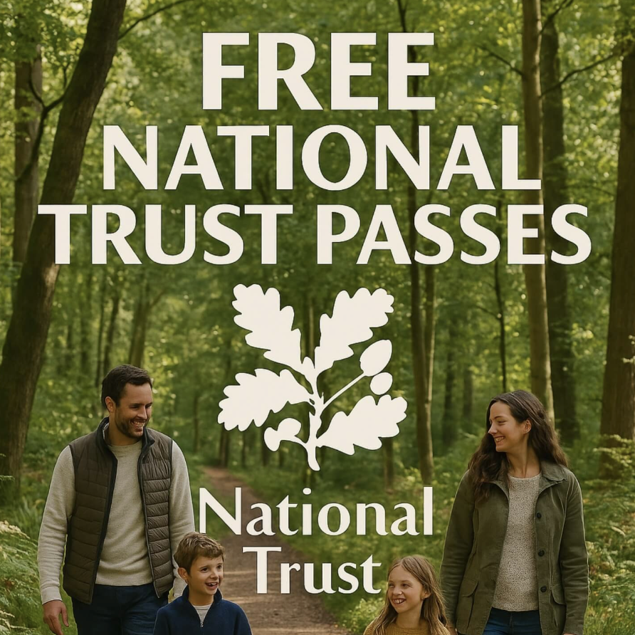 Free National Trust Family Passes