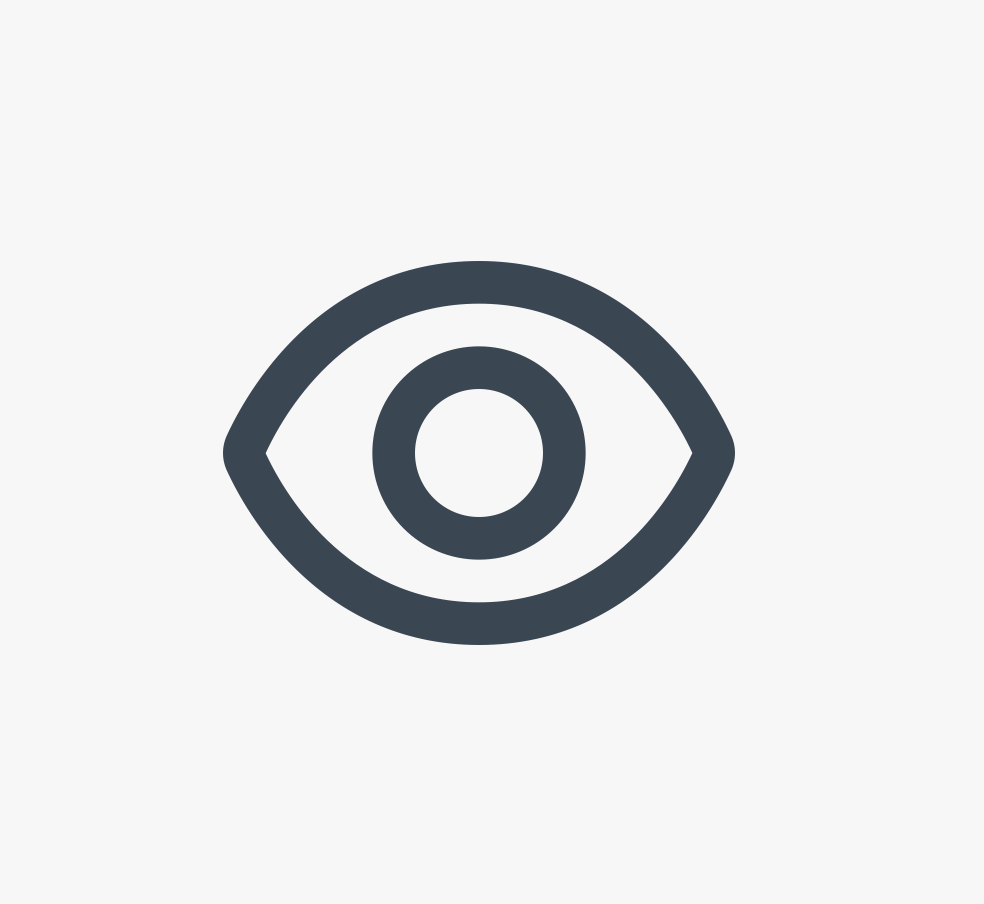 Placeholder icon of an eye with a circle in the center, indicating visibility or view.