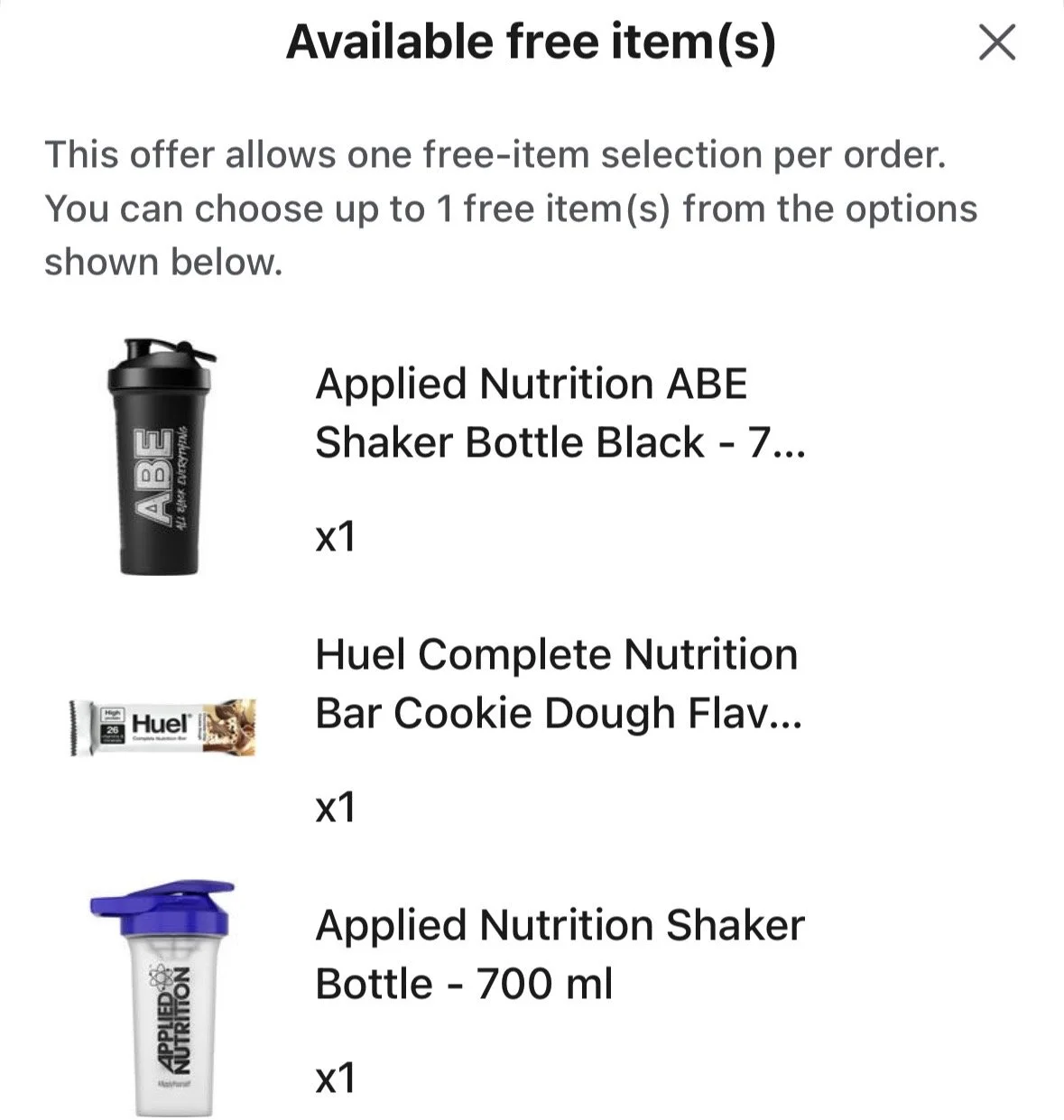 Fairy Washing Up Liquid for £1 + a FREE protein