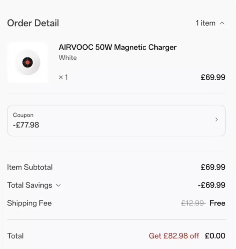 Get a FREE OnePlus AIRVOOC 50W Magnetic Charger (Existing OnePlus Members)