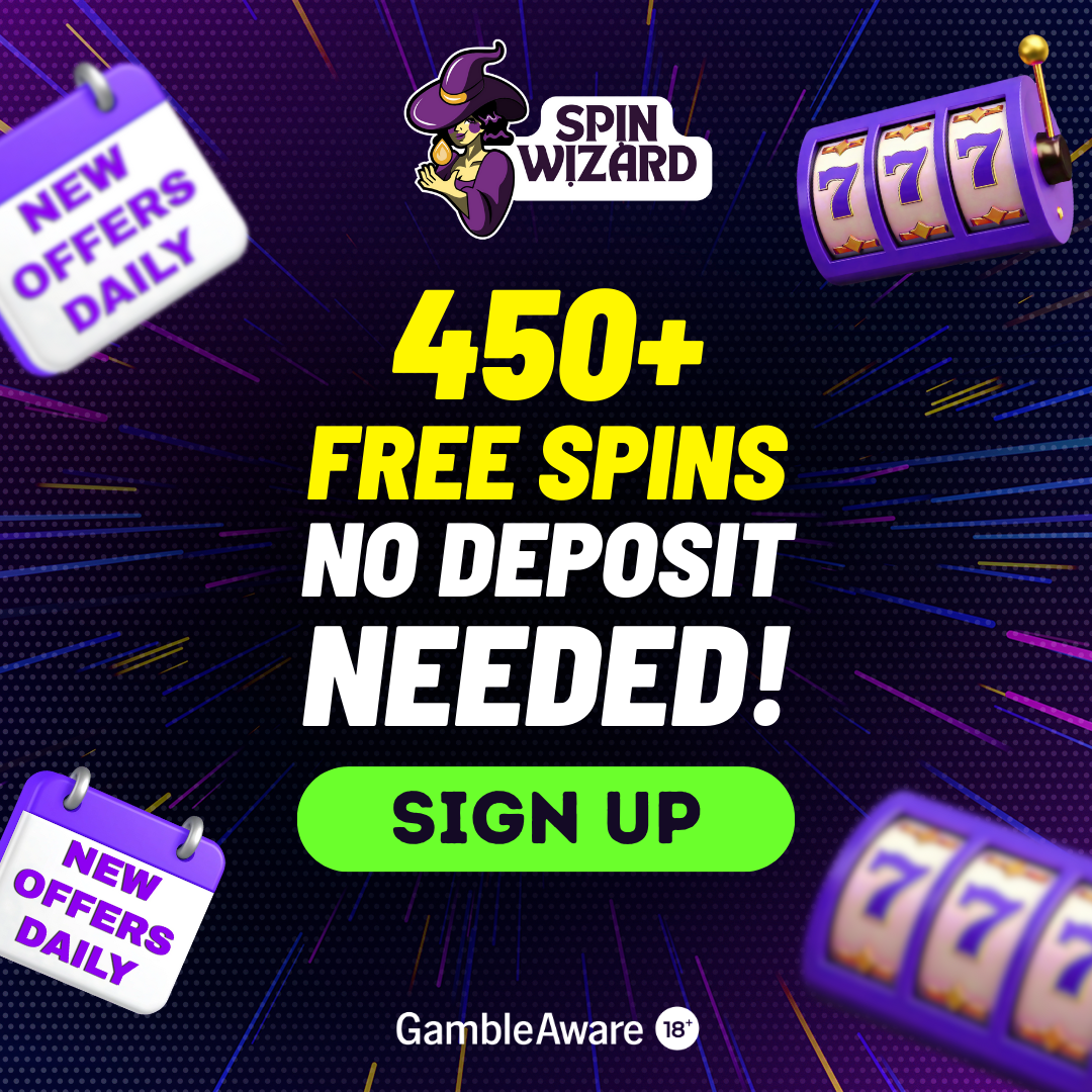 Spin Wizard - 450+ free spins (no deposit)