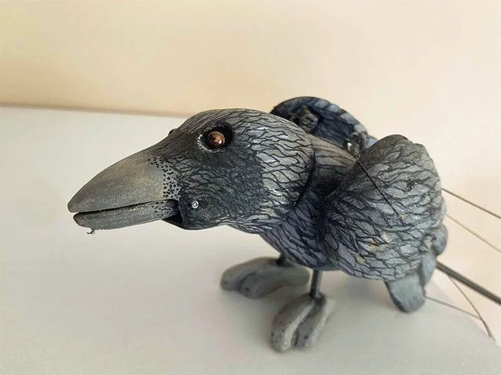 Rabe (Stabpuppe)