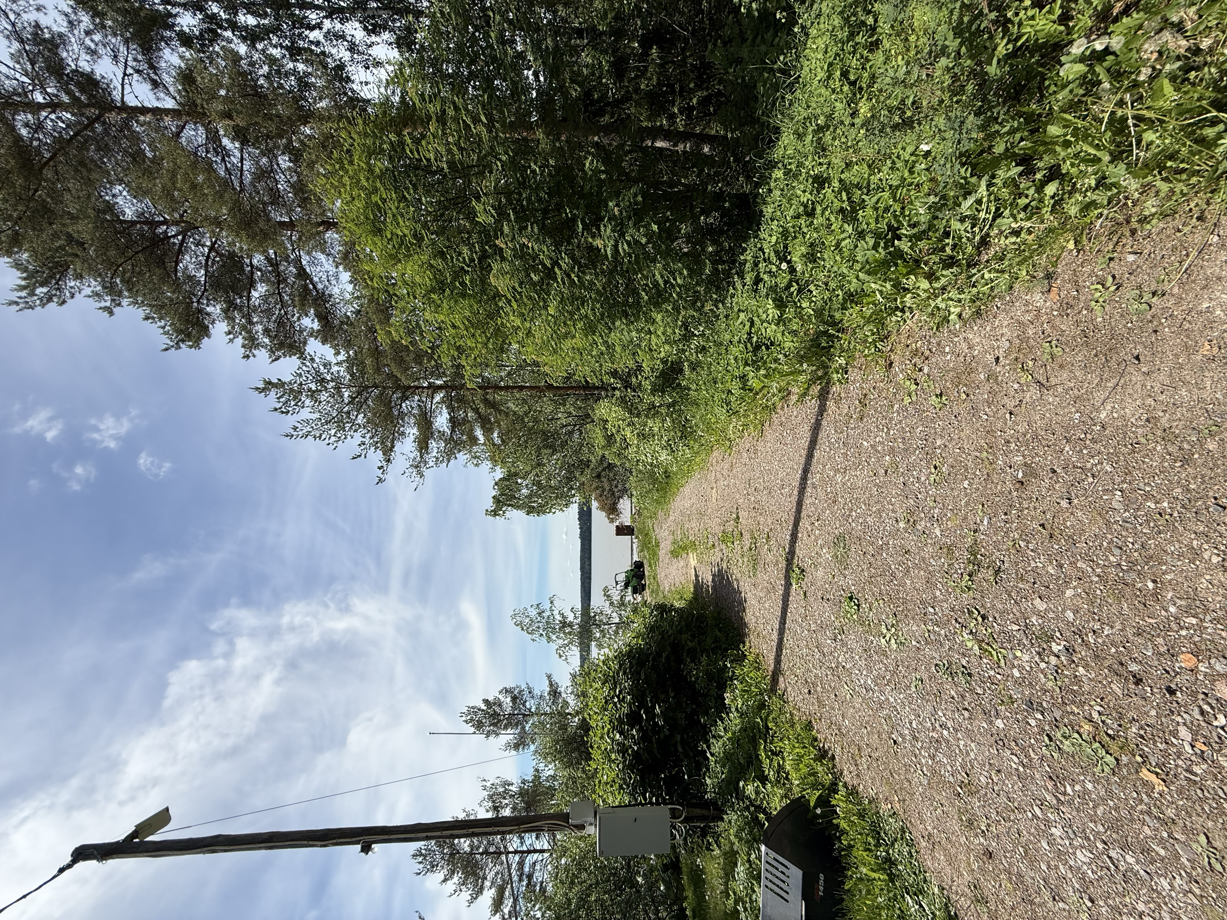 Piha-alue ennen toteutuksen aloittamista