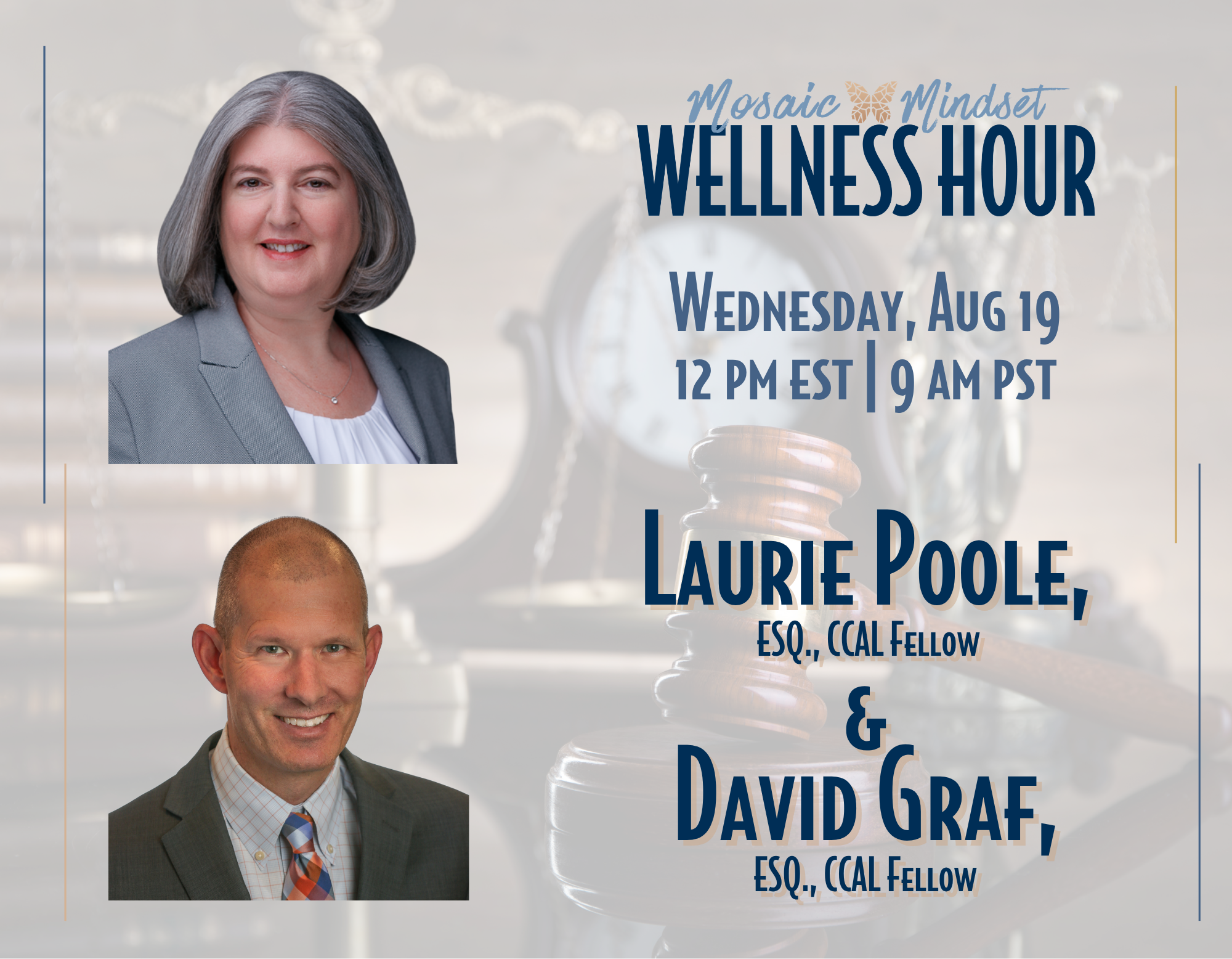 August with Laurie Poole &amp; David Graf
