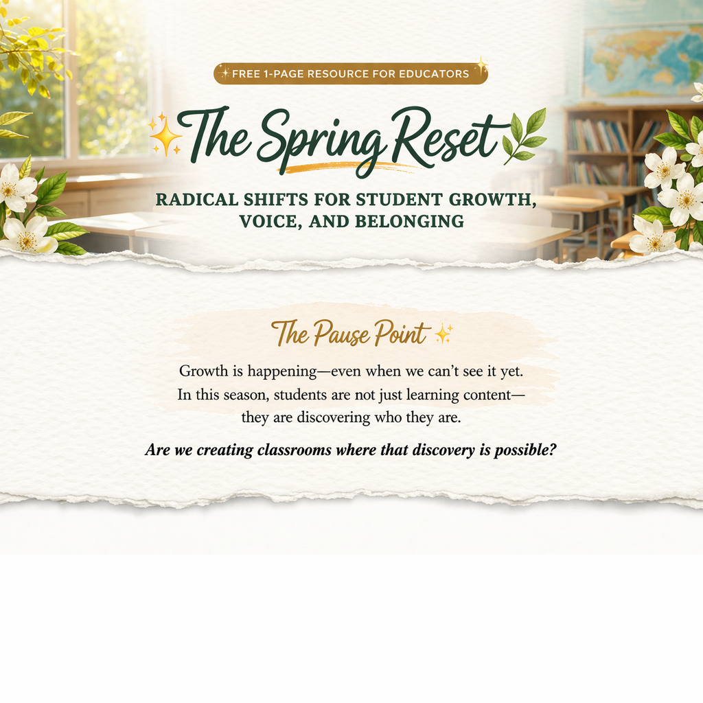 Free 1 Page Guide: Move from managing behaviors to activating Agency and Ownership