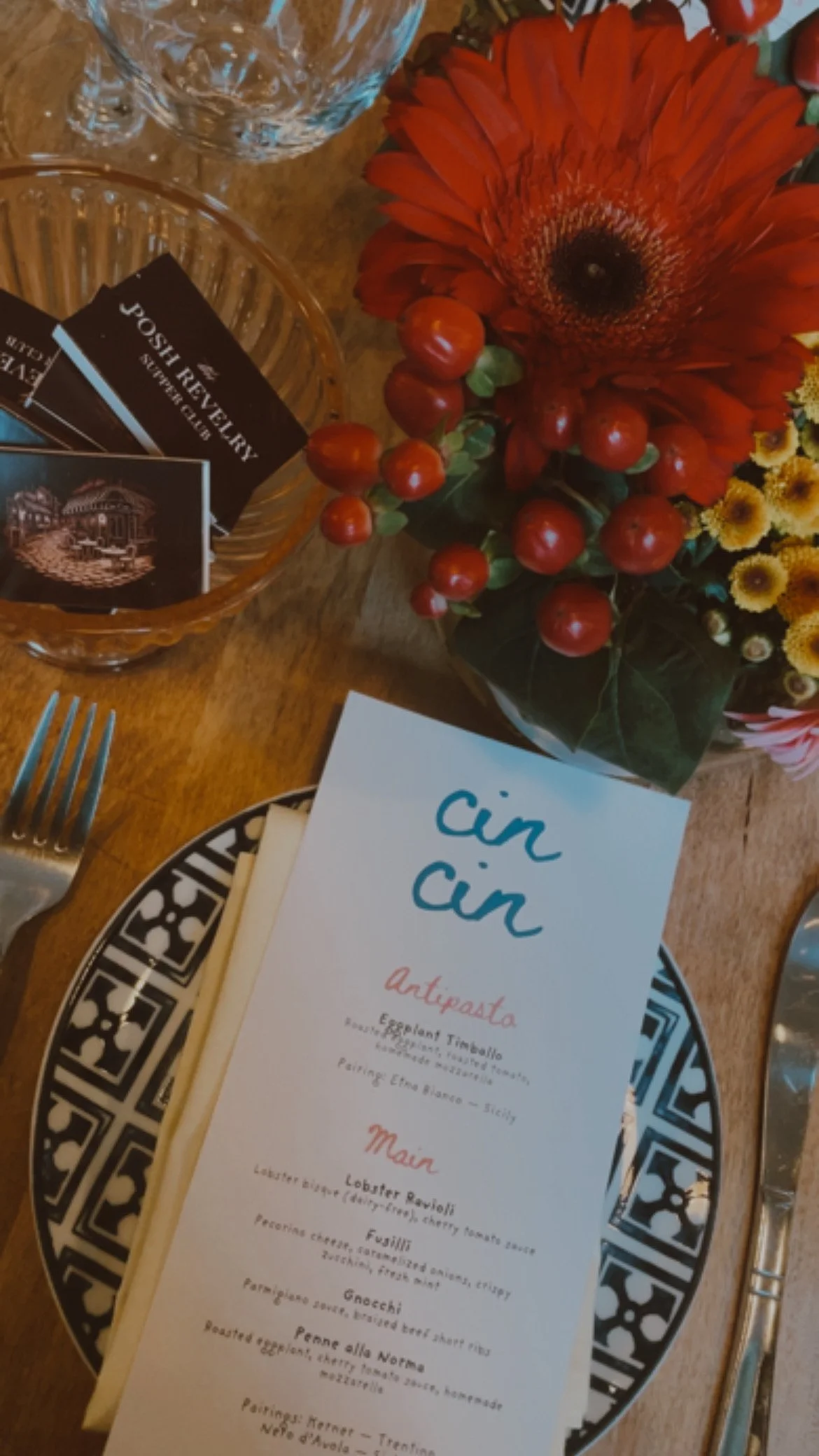 March Supper Club: Cin Cin