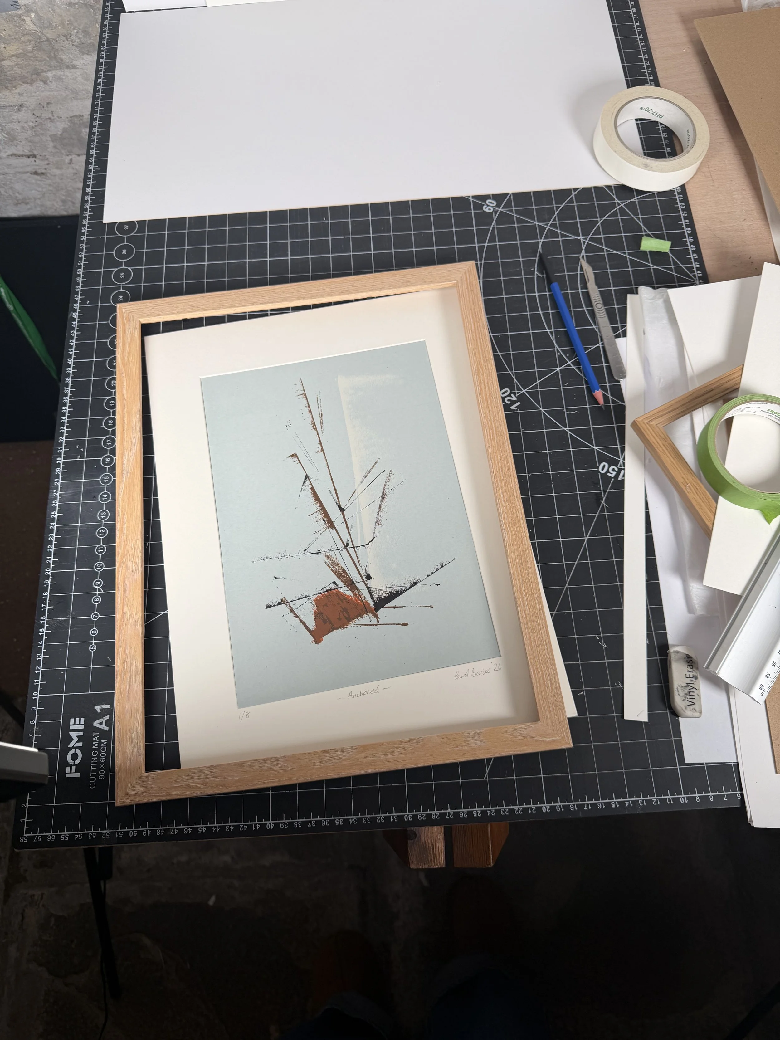 Anchored being framed.jpg