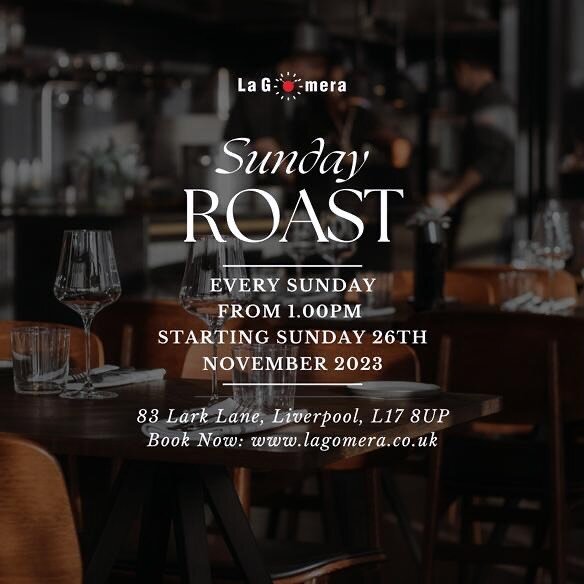 🚨Sunday Roast Announcement🚨

From Sunday 26th November we will now be offering Sunday Roasts along with our classic A La Carte Menu! 🥩🍗🍽️🍷

Roast season is definitely upon us and what better way to spend a Sunday?! 

Book your table now @ www.l