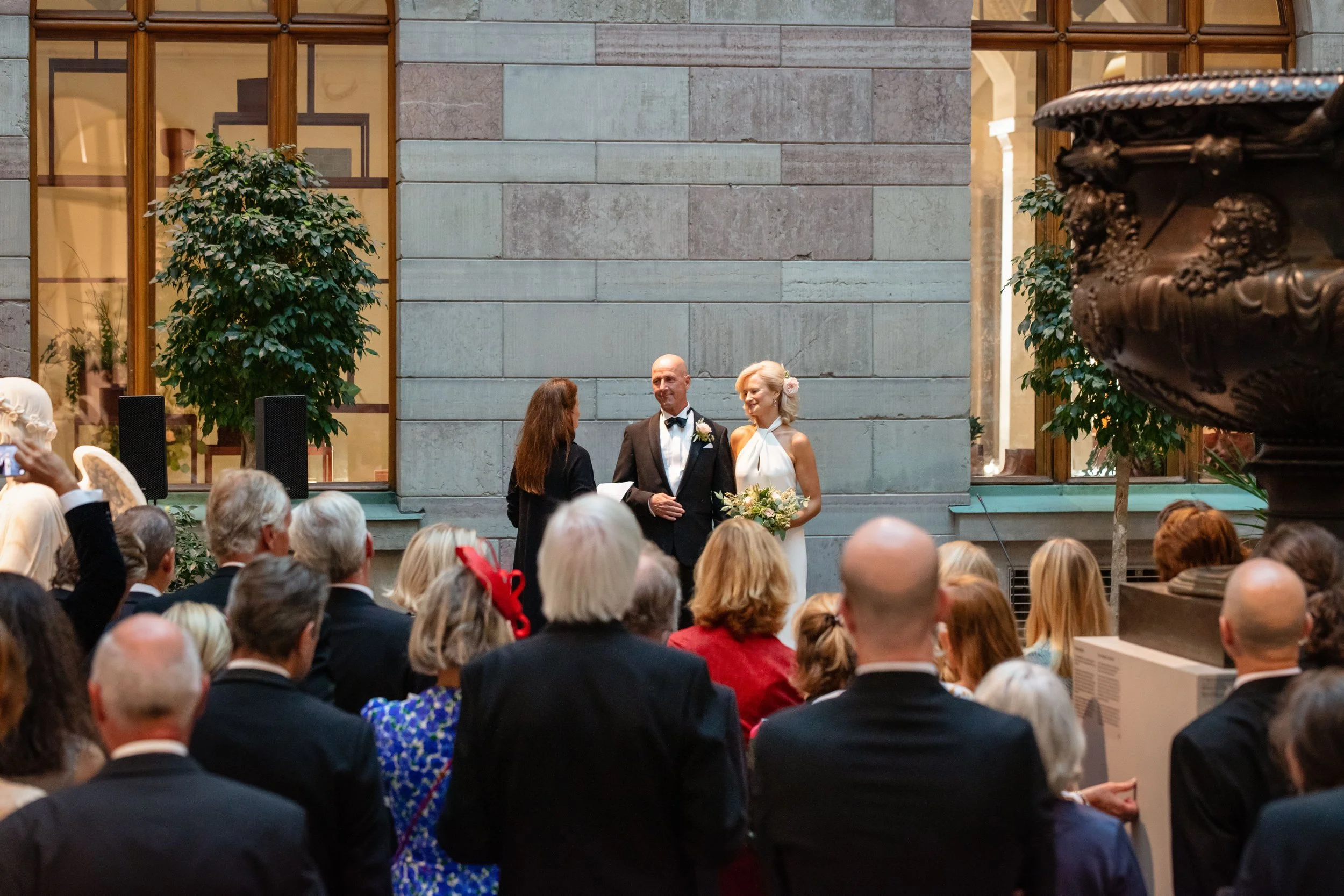 Marie och Anders på sin bröllopsdag