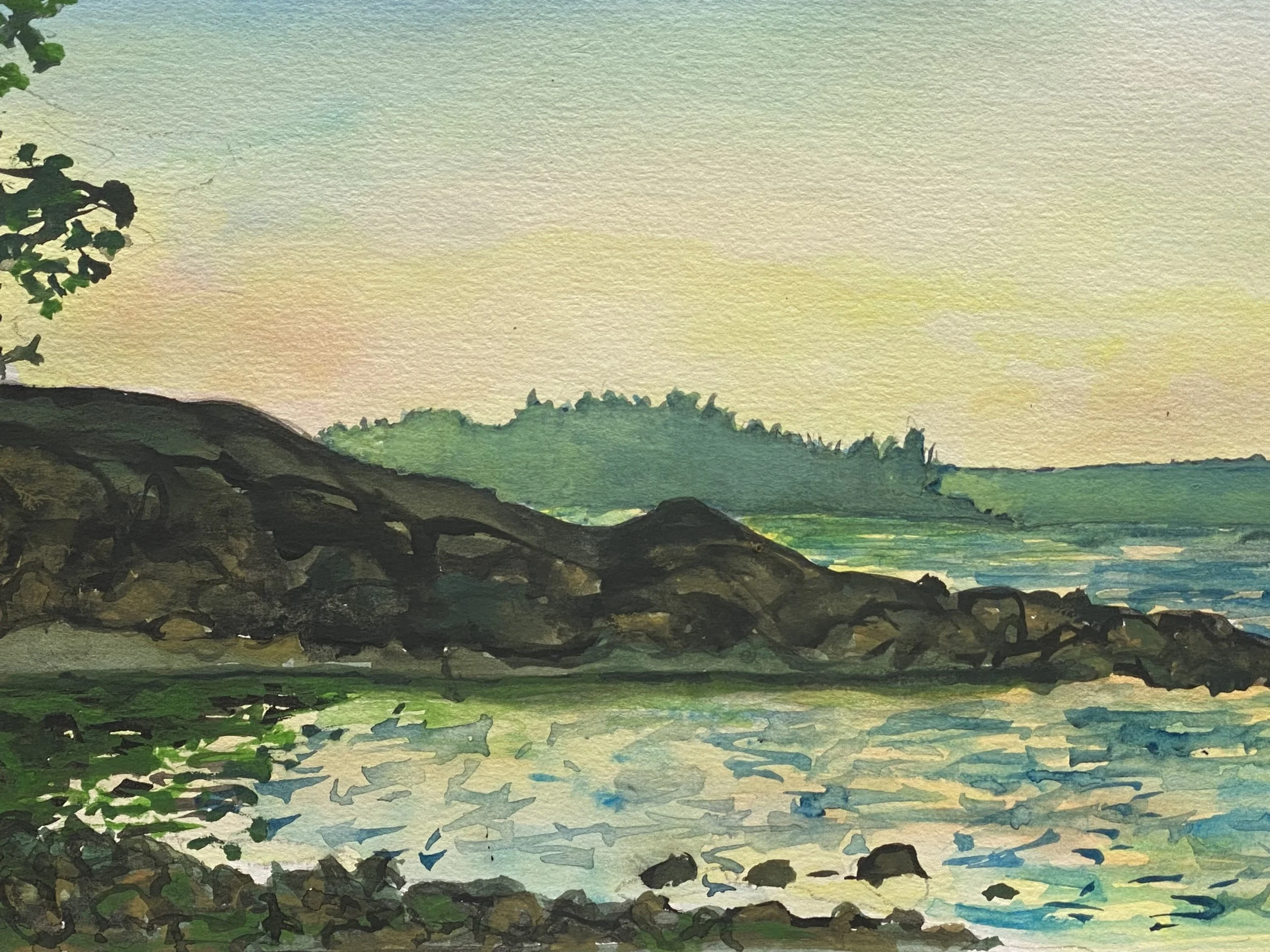 Soft Summer Morning, 5.25x8.5