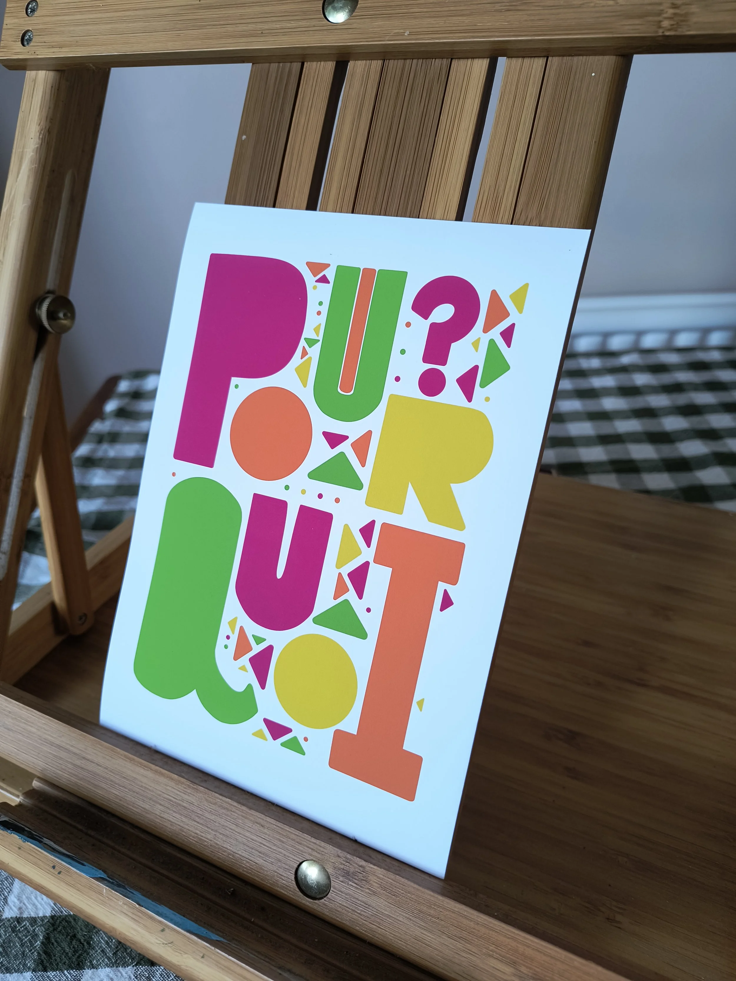 pourquoi - print