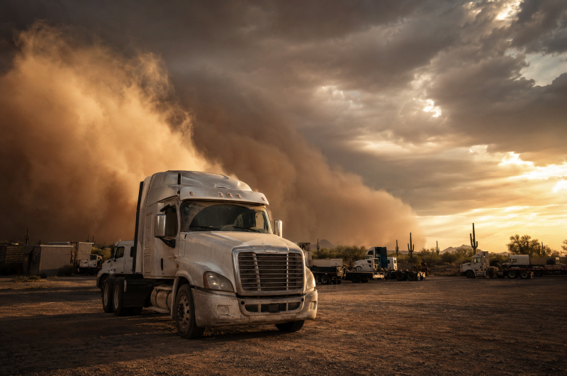 Monsoon Season Is Hard on Diesel Fleets: What Phoenix and Chandler Fleet Managers Need to Watch For