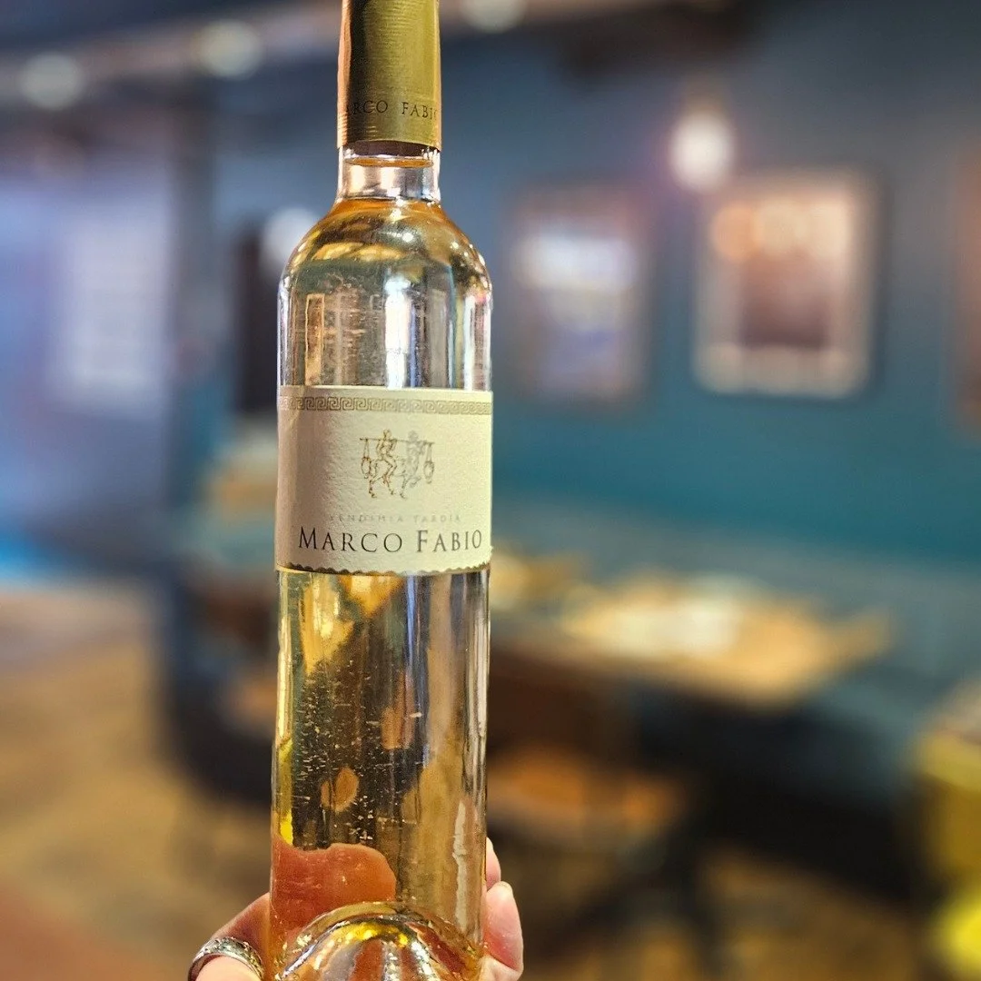 A bottle of Marco Fabio Dessert wine.