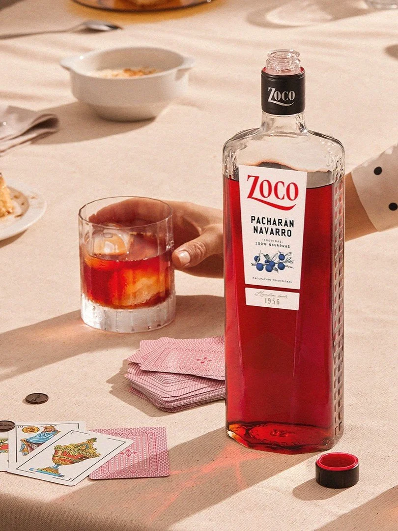 Side image of Zoco Patxaran Spanish Liqueur