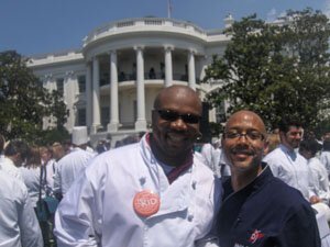 Chef Keith Jones and Chef in front of White House.jpg