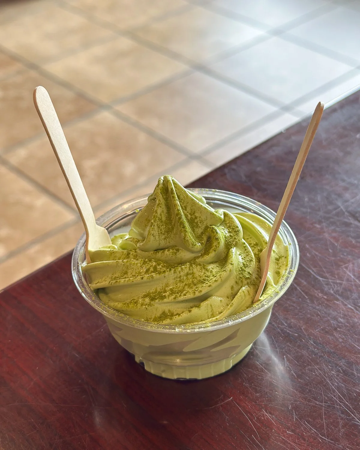 Matcha Soft Serve at Anh Em
