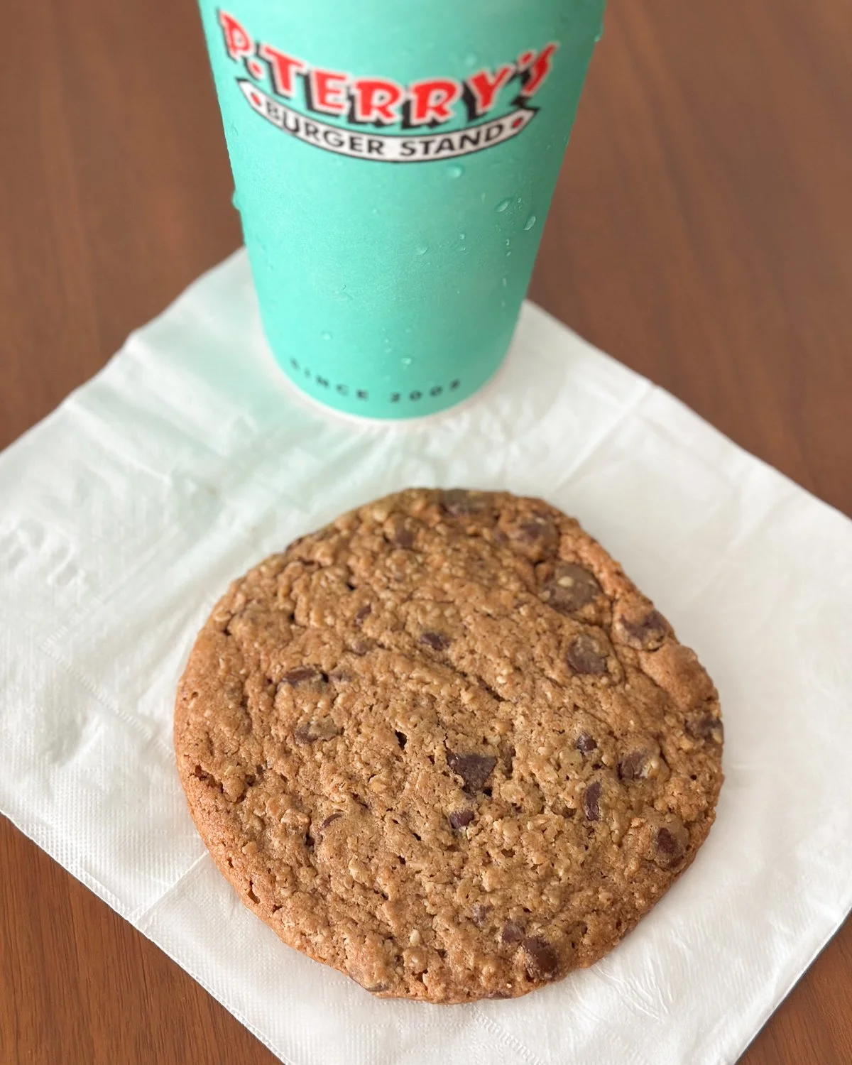 Oatmeal Chocolate Chip Cookie at P.Terry’s