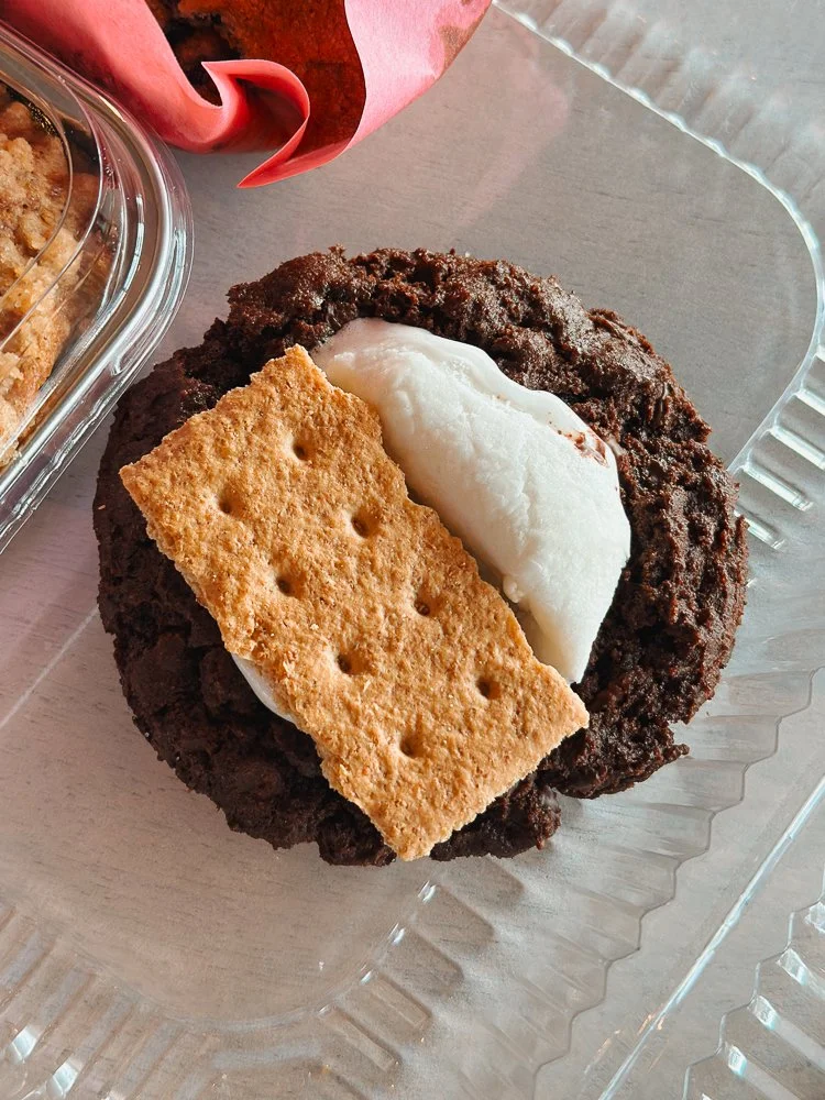 Campfire Cookie at Neon Belly Coffee and Bakery