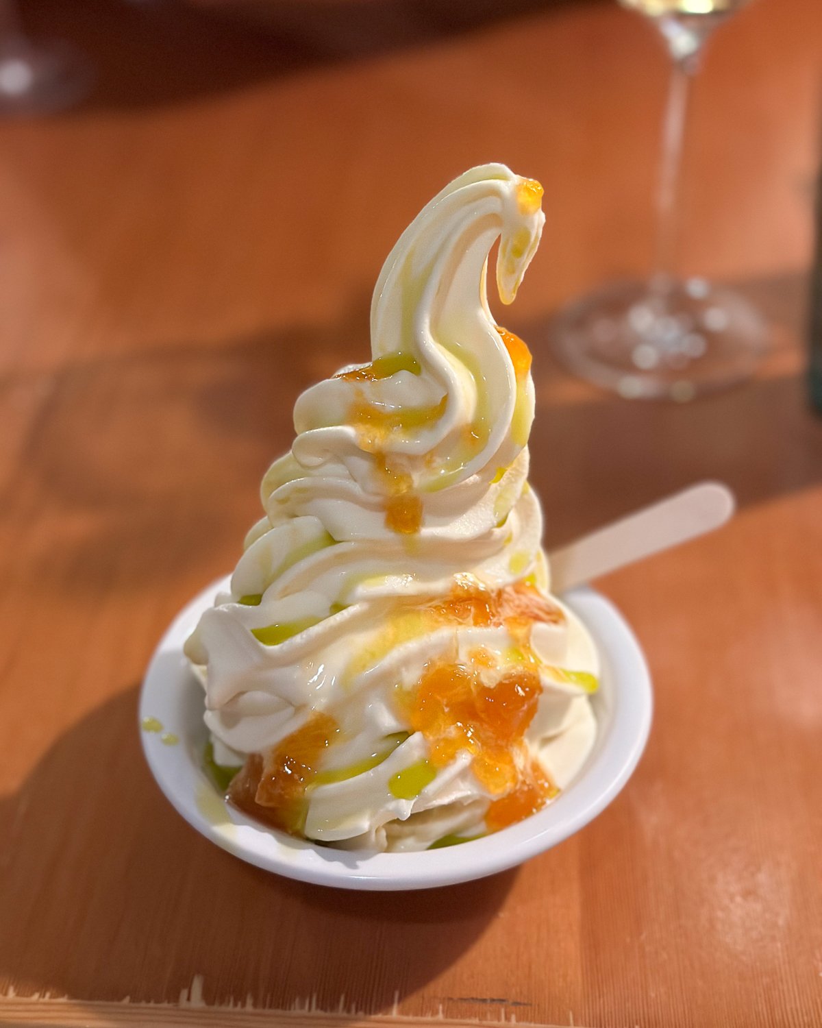 Sweet Corn Soft Serve at Birdie’s