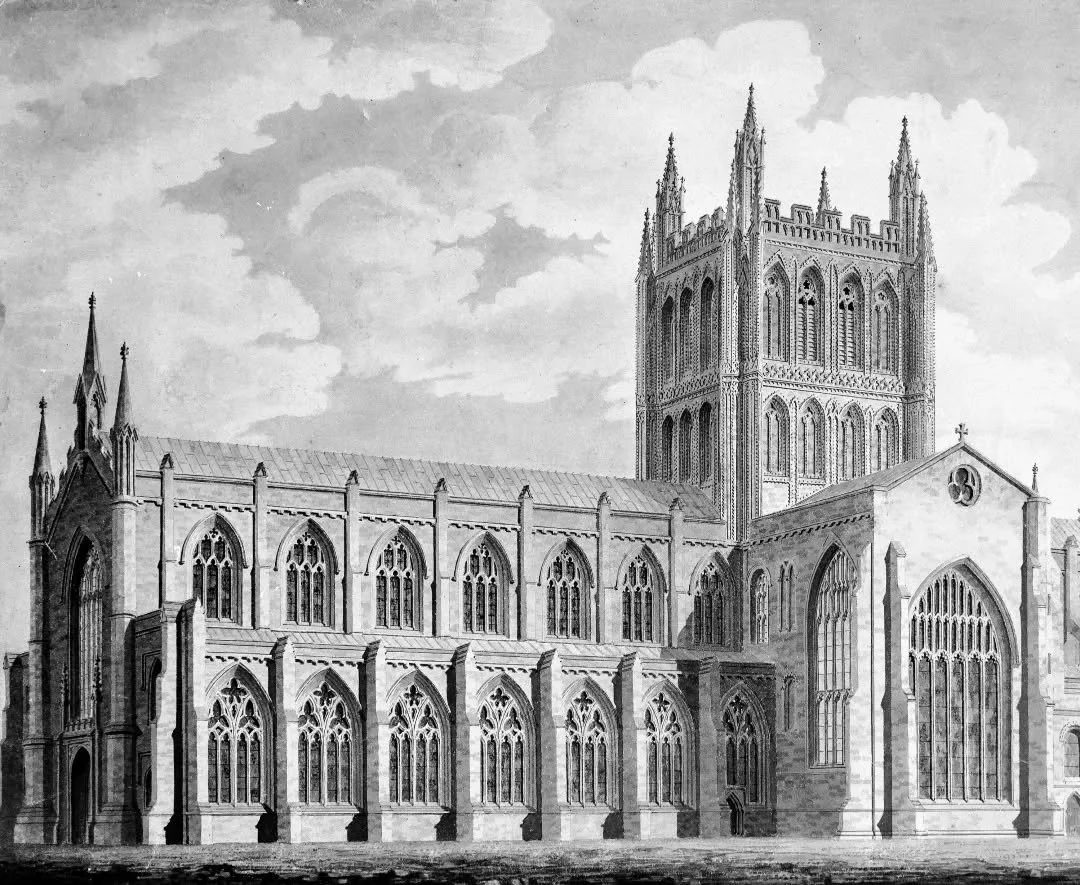 The Three West Fronts of Hereford Cathedral: Part 2

I imagine some of you were left wondering why the citizens of Hereford would be unhappy about their cathedral being repaired and restored, its treasures once again safe and sound from the elements.