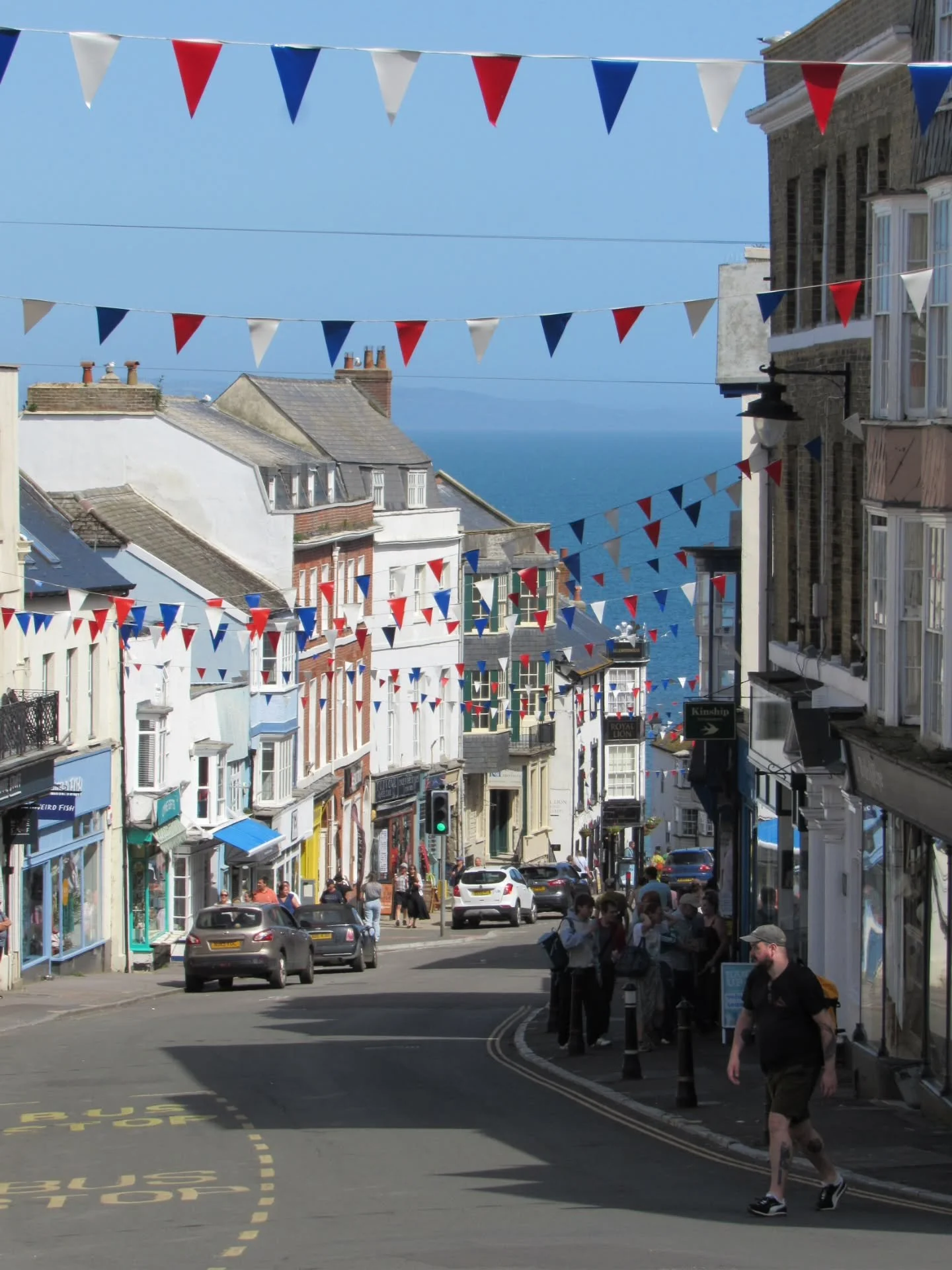 Broad Street in Lyme Regis was once home to the town's lacemaking trade, which sprung up in around 1650 and wound down in the latter half of the 18th century.

Those making the lace were usually local women, who would sit in the shade or around a fir