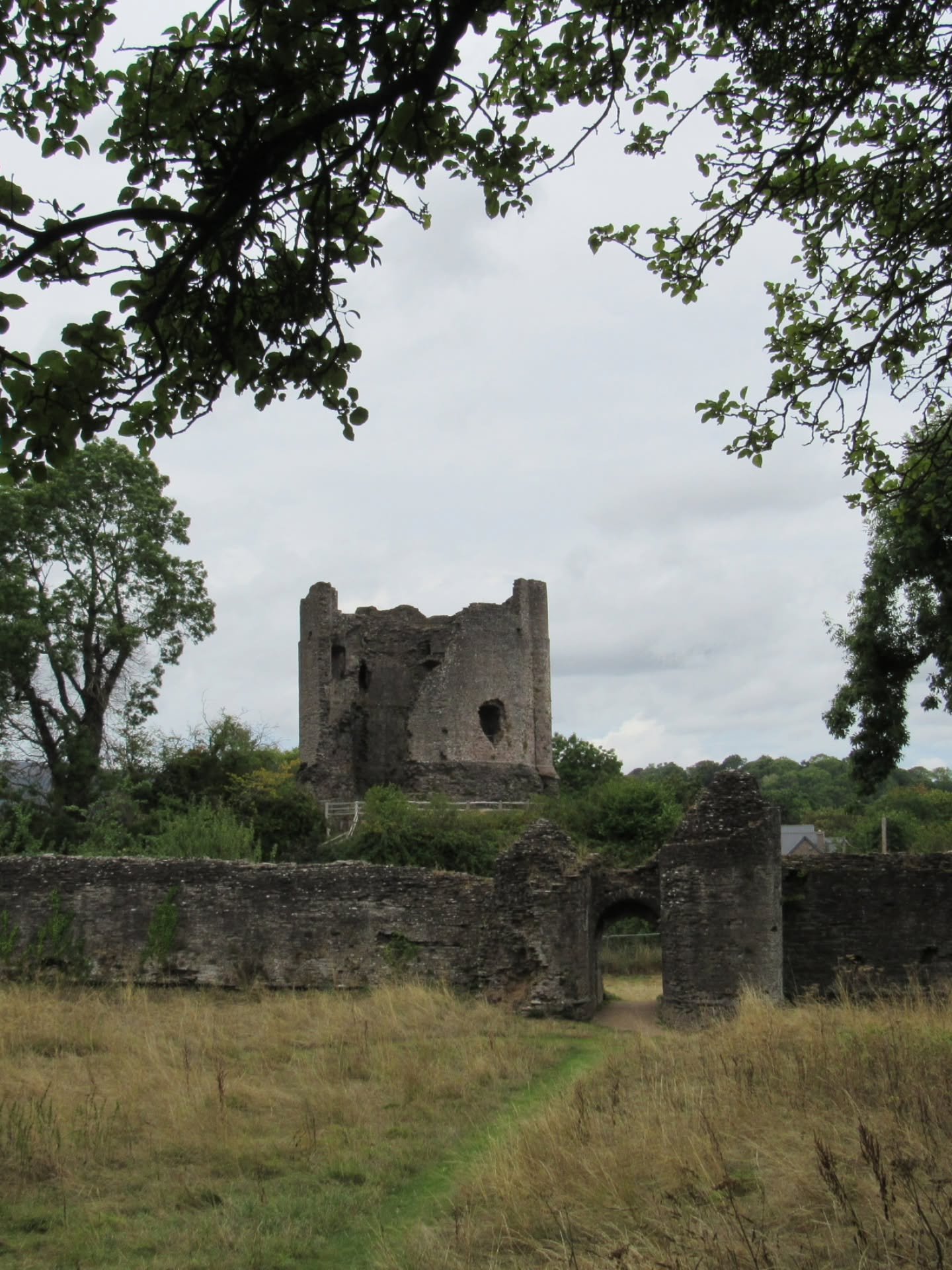 Longtown Castle lies under the looming mass of the nearby Black Mountains, just a few miles from the border with Wales.

It started life as a Roman fort about 2,000 years ago and would have housed an infantry of 500 men. It was from here that they fo