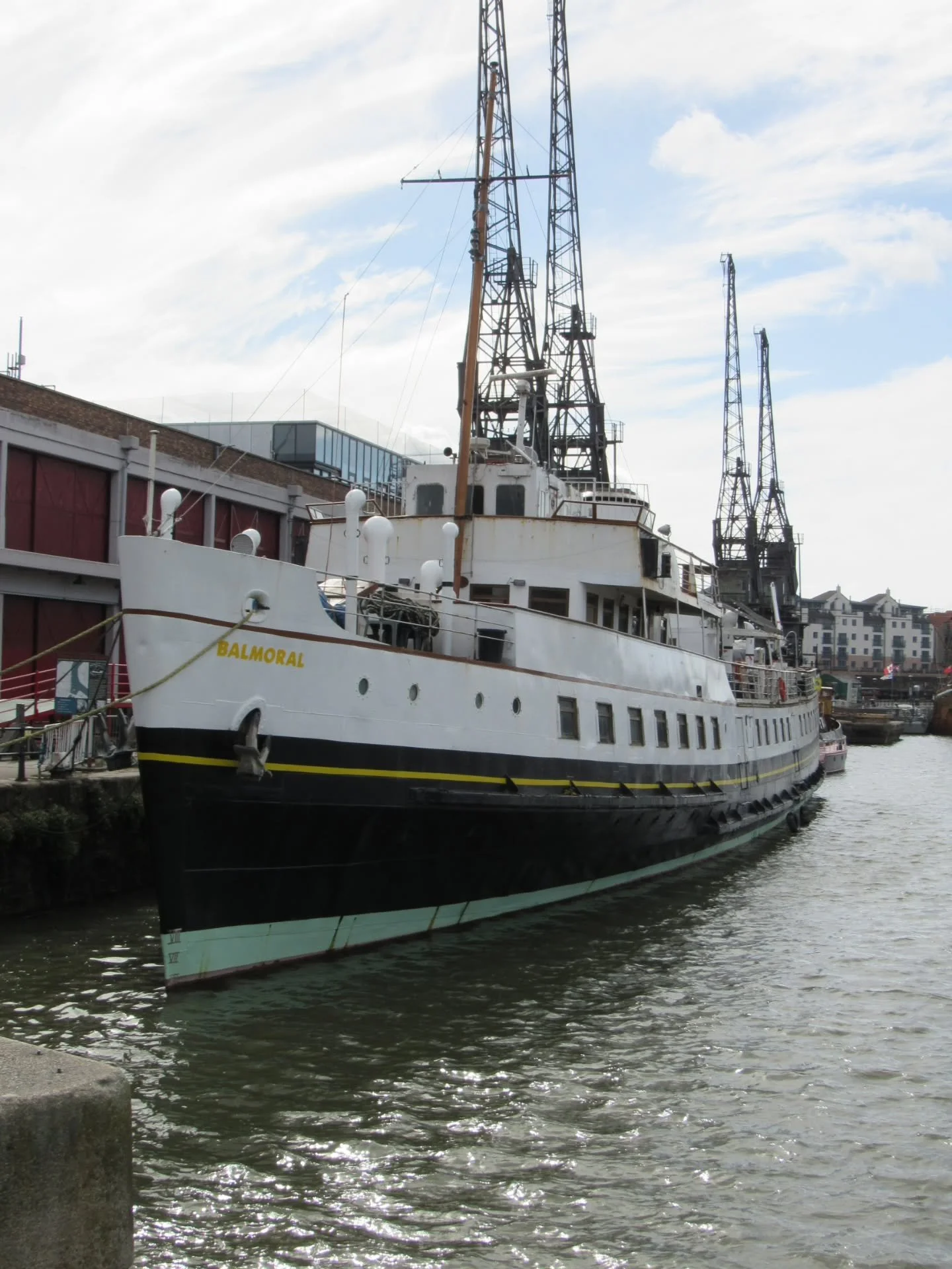 For the past nine years, the MV Balmoral has been laid up in Bristol Harbour, and currently rests alongside the historic M Shed, which serves as the city's history museum.

She was built in 1949 at Thornycroft, Southampton to serve as Red Funnel's fl