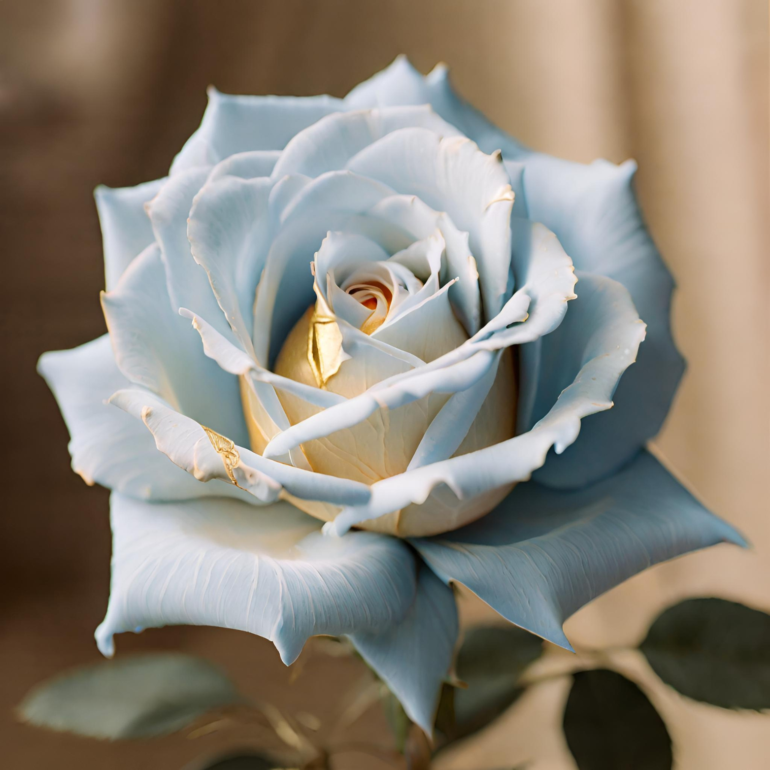 Pale-blue rose