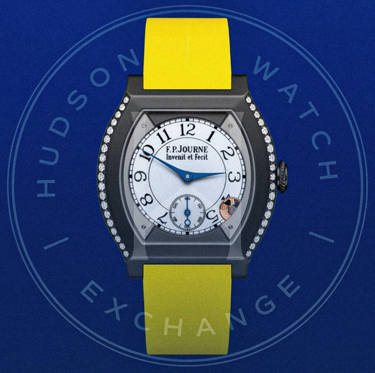 ÉLÉGANTE 40 MM TITALYT® 2 ROWS OF DIAMONDS - Ref. ELT Calibre 1210