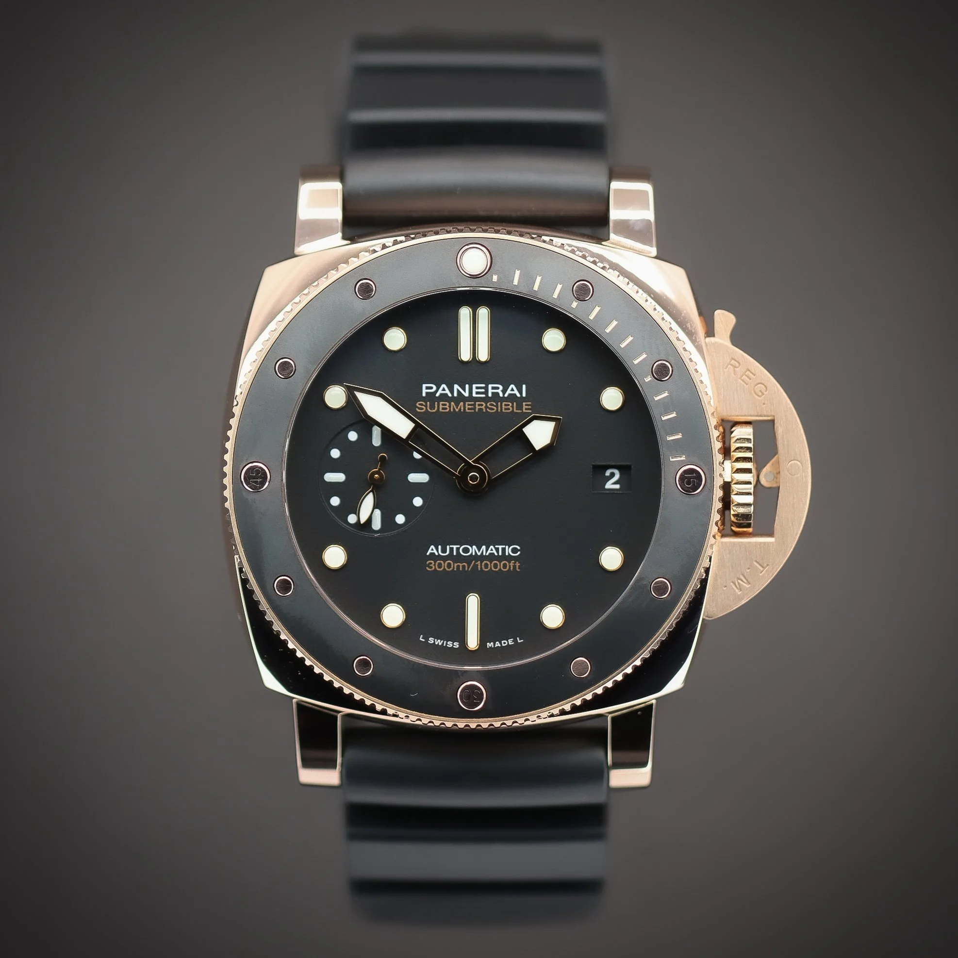 PANERAI Submersible Goldtech™ 42 | Goldtech™ & Ceramic | Ref. PAM02164 | Full Set