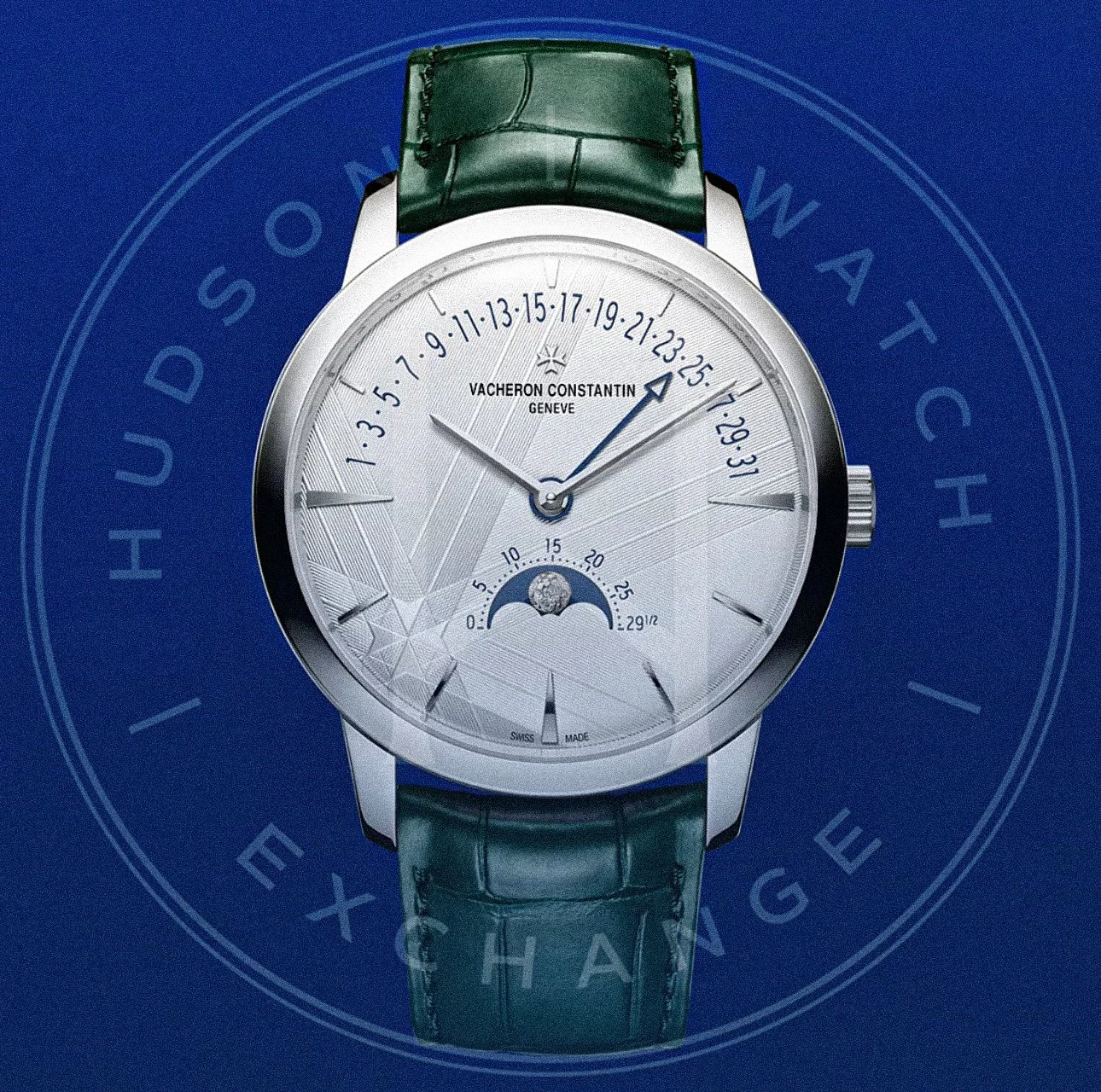 PATRIMONY Moon Phase Retrograde Date 4010U/000G-H057 42.5 MM WHITE GOLD