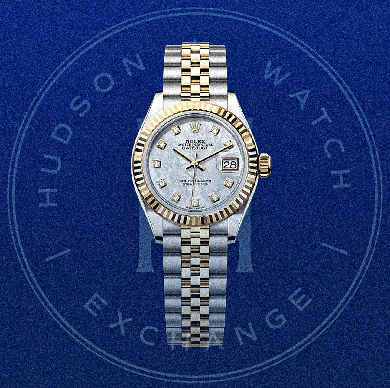 Lady-Datejust  Oyster, 28 mm, Oystersteel and yellow gold Reference 279173
