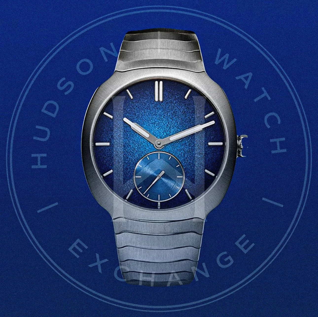 STREAMLINER SMALL SECONDS BLUE ENAMEL  REF. 6500-1200 39MM