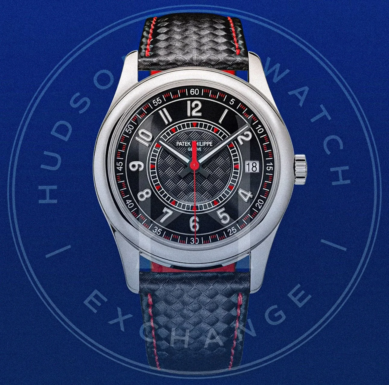 6007G-010 DATE. SWEEP SECONDS. White gold