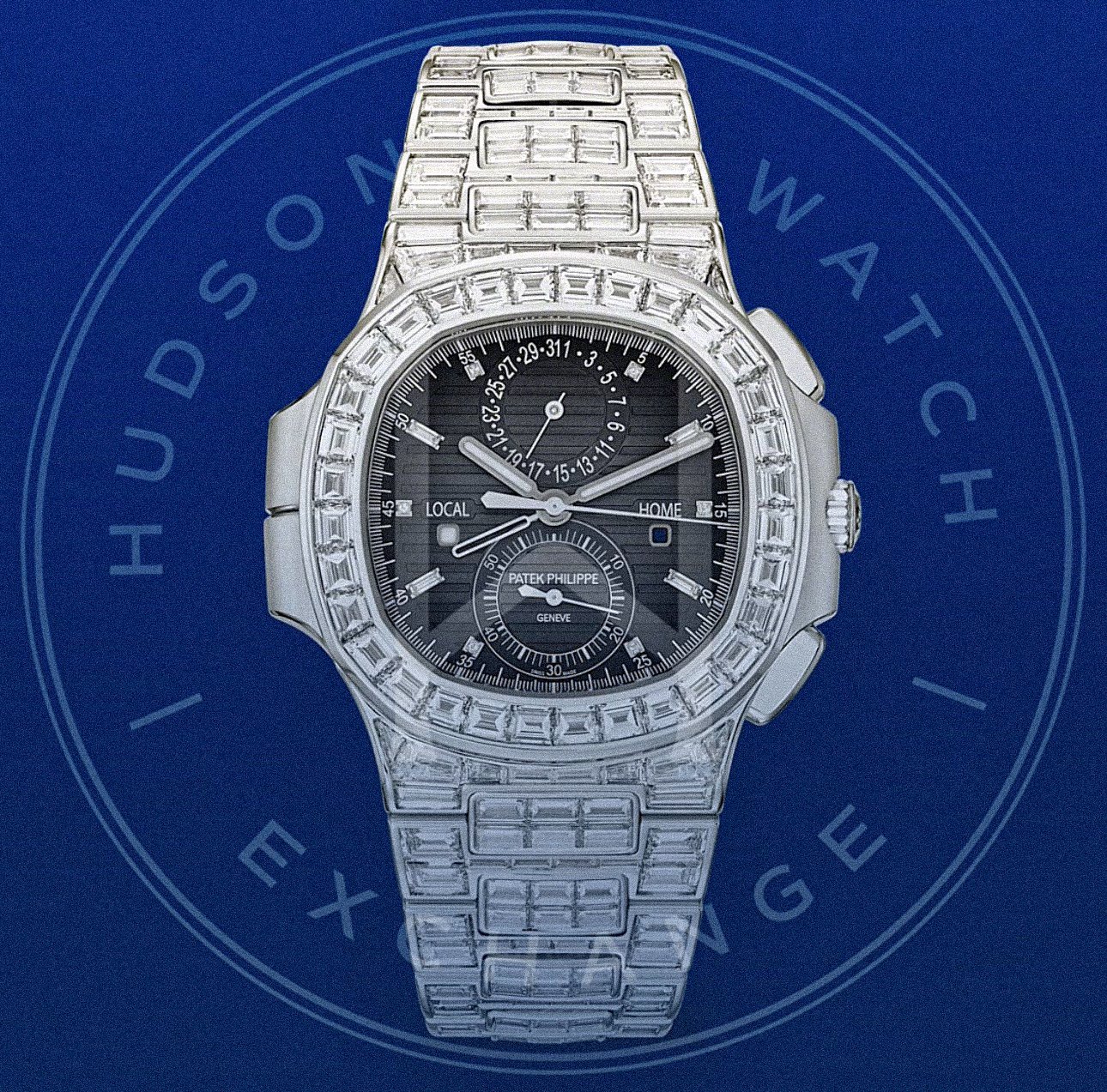 5990/1400G-001 NAUTILUS. HAUTE JOAILLERIE. White gold