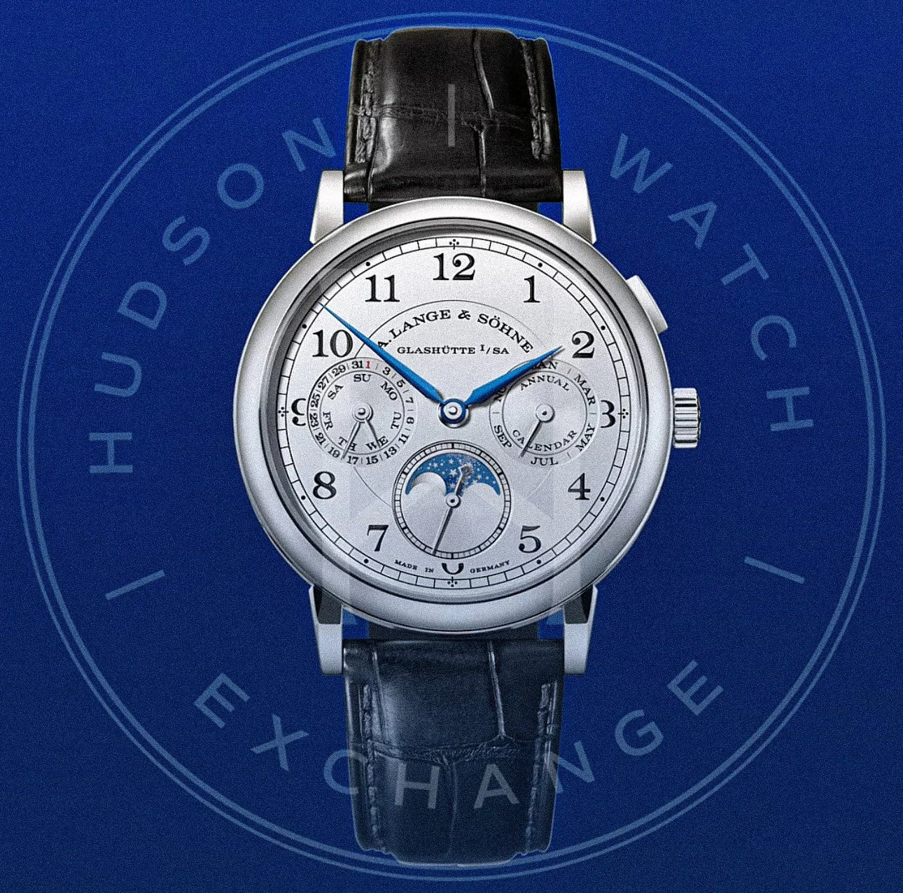 1815 ANNUAL CALENDAR in 750 white gold Reference 238.026 E