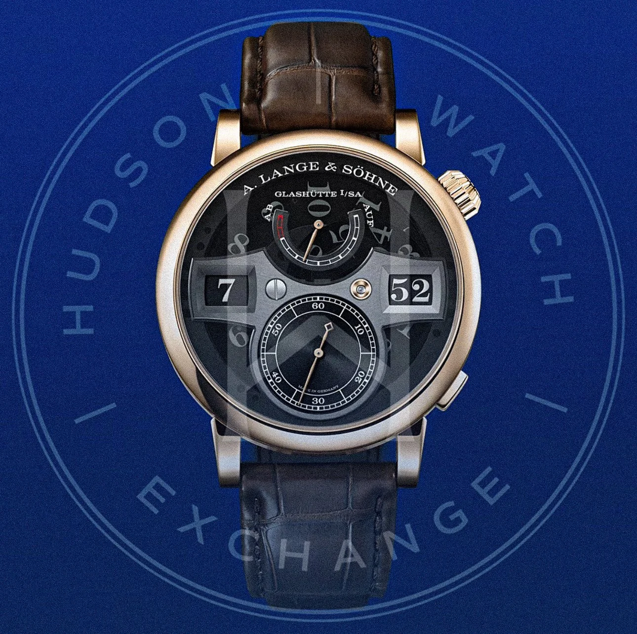 ZEITWERK HONEYGOLD “Lumen” in 750 HONEYGOLD® Reference 142.055