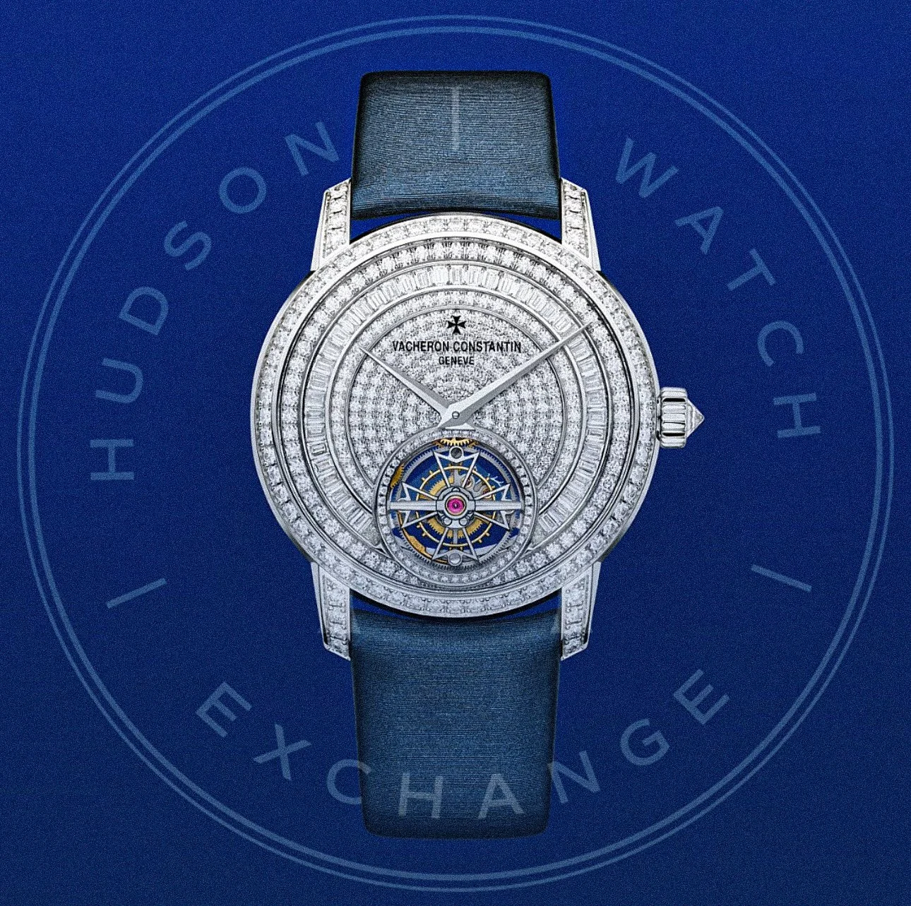 TRADITIONNELLE Tourbillon Jewellery 6025T/000G-B635 39 MM WHITE GOLD