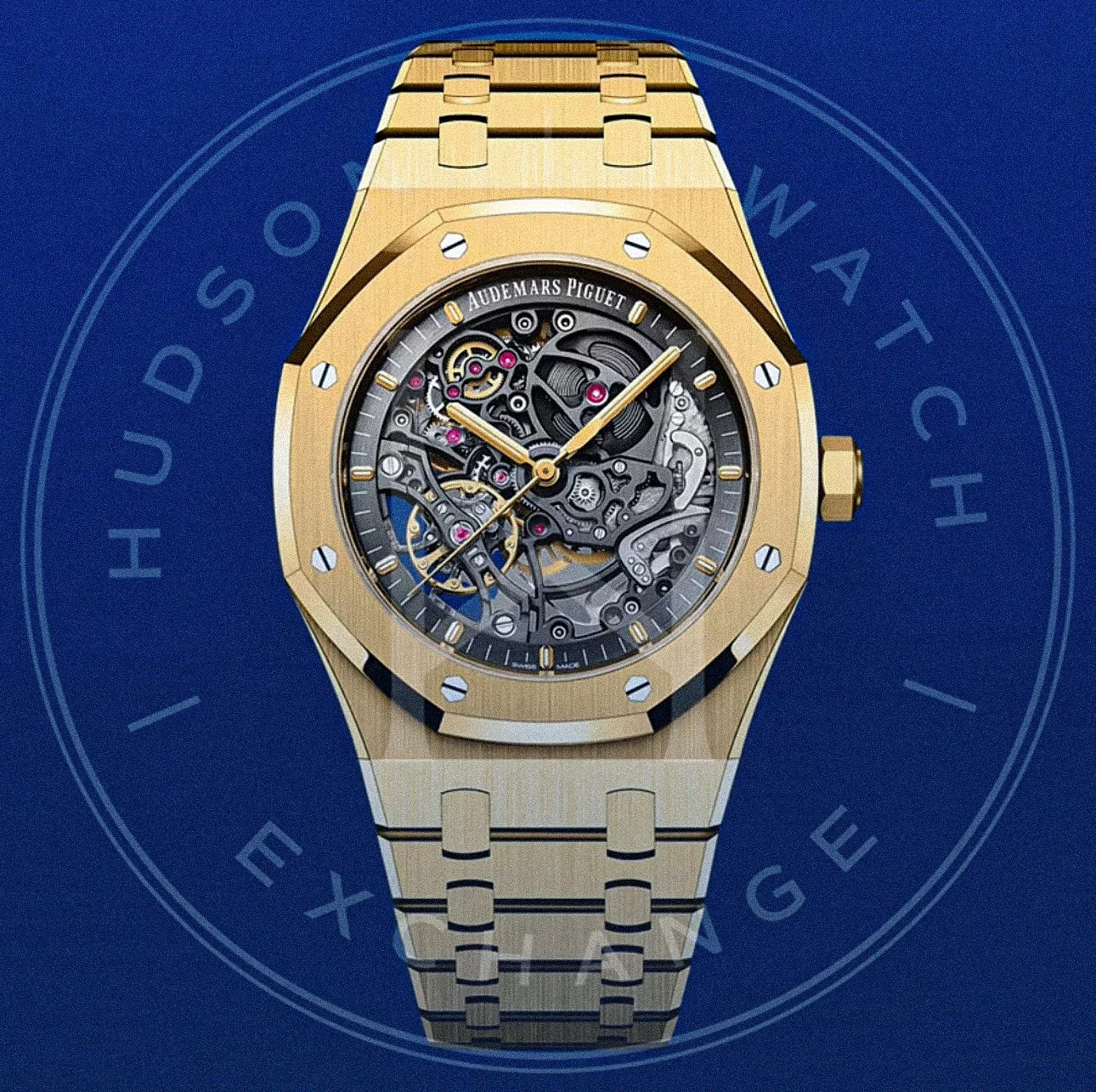 ROYAL OAK DOUBLE BALANCE WHEEL OPENWORKED  Ref. 15407BA.OO.1220BA.01