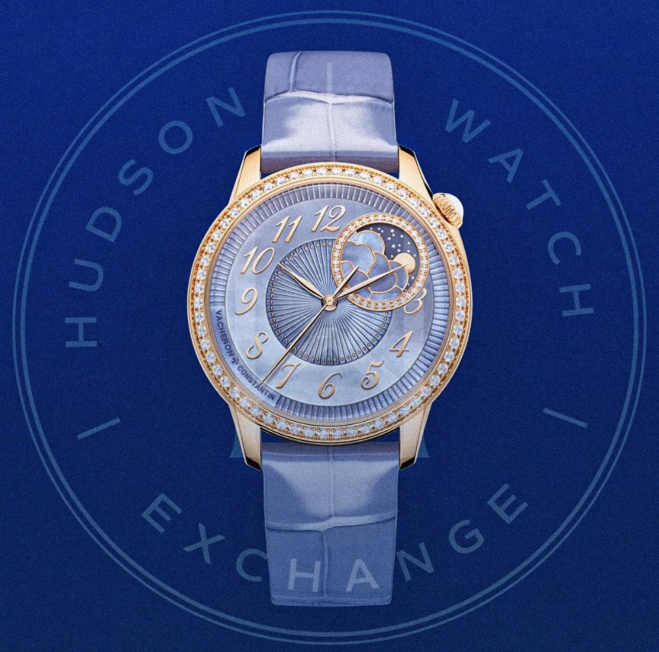 ÉGÉRIE Moon Phase 8005F/000R-H030 37 MM PINK GOLD