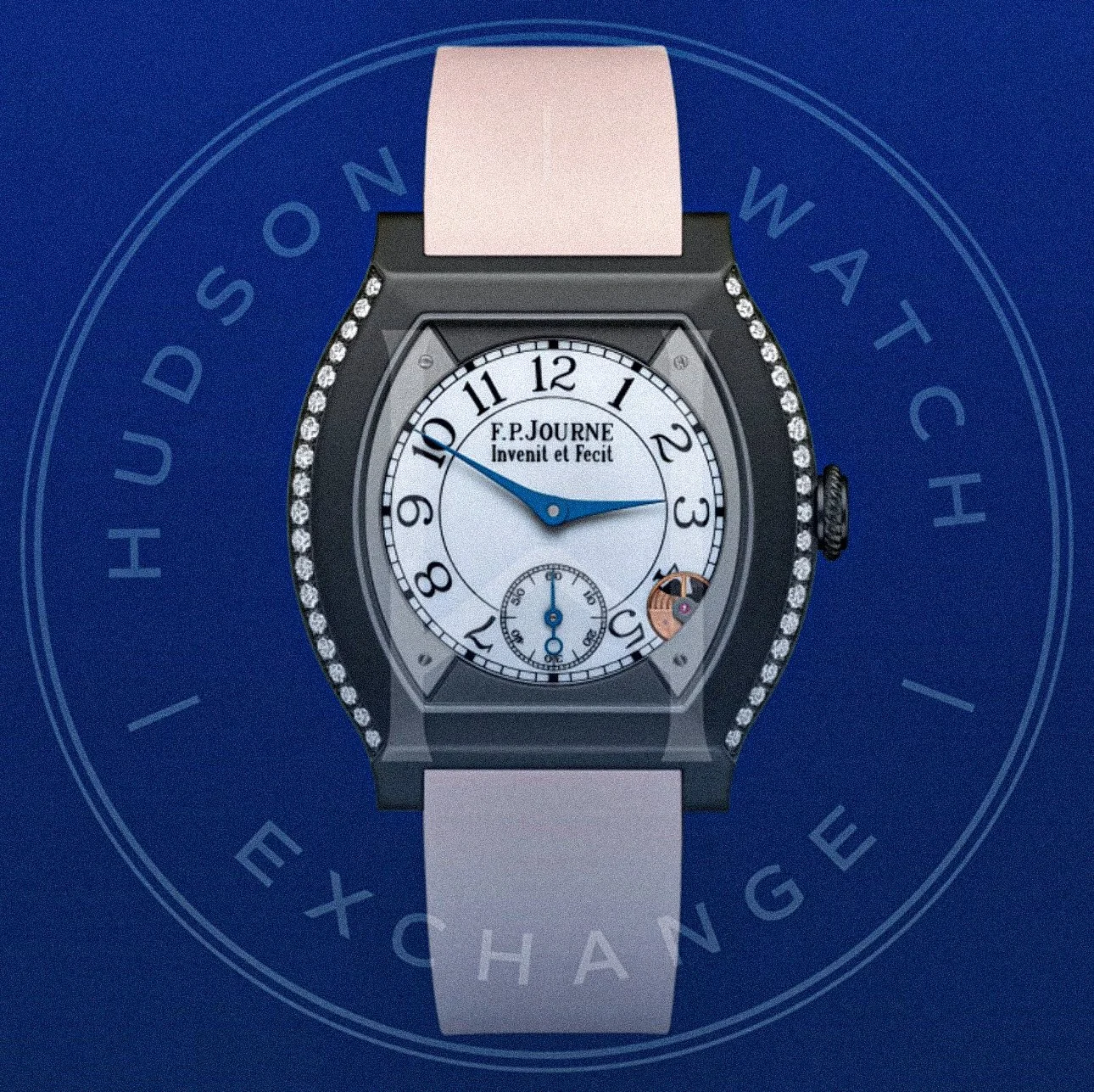 ÉLÉGANTE 40 MM TITALYT® 2 ROWS OF DIAMONDS - Ref. ELT Calibre 1210