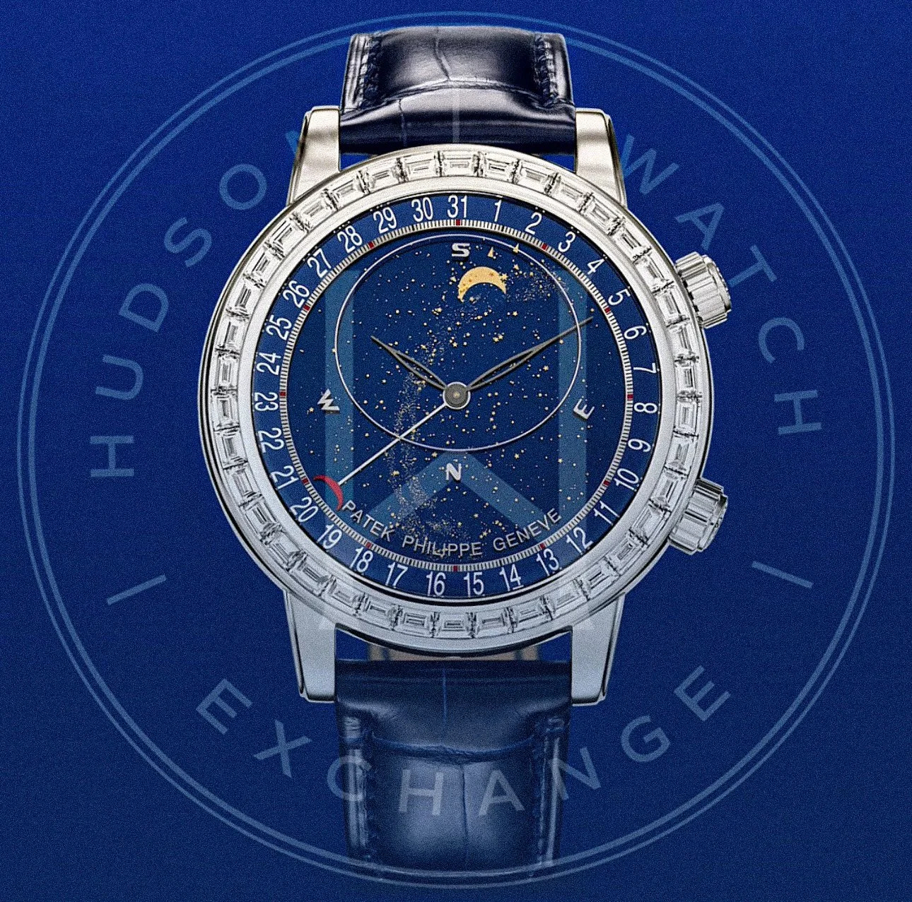 6104P-010 CELESTIAL. JOAILLERIE. Platinum