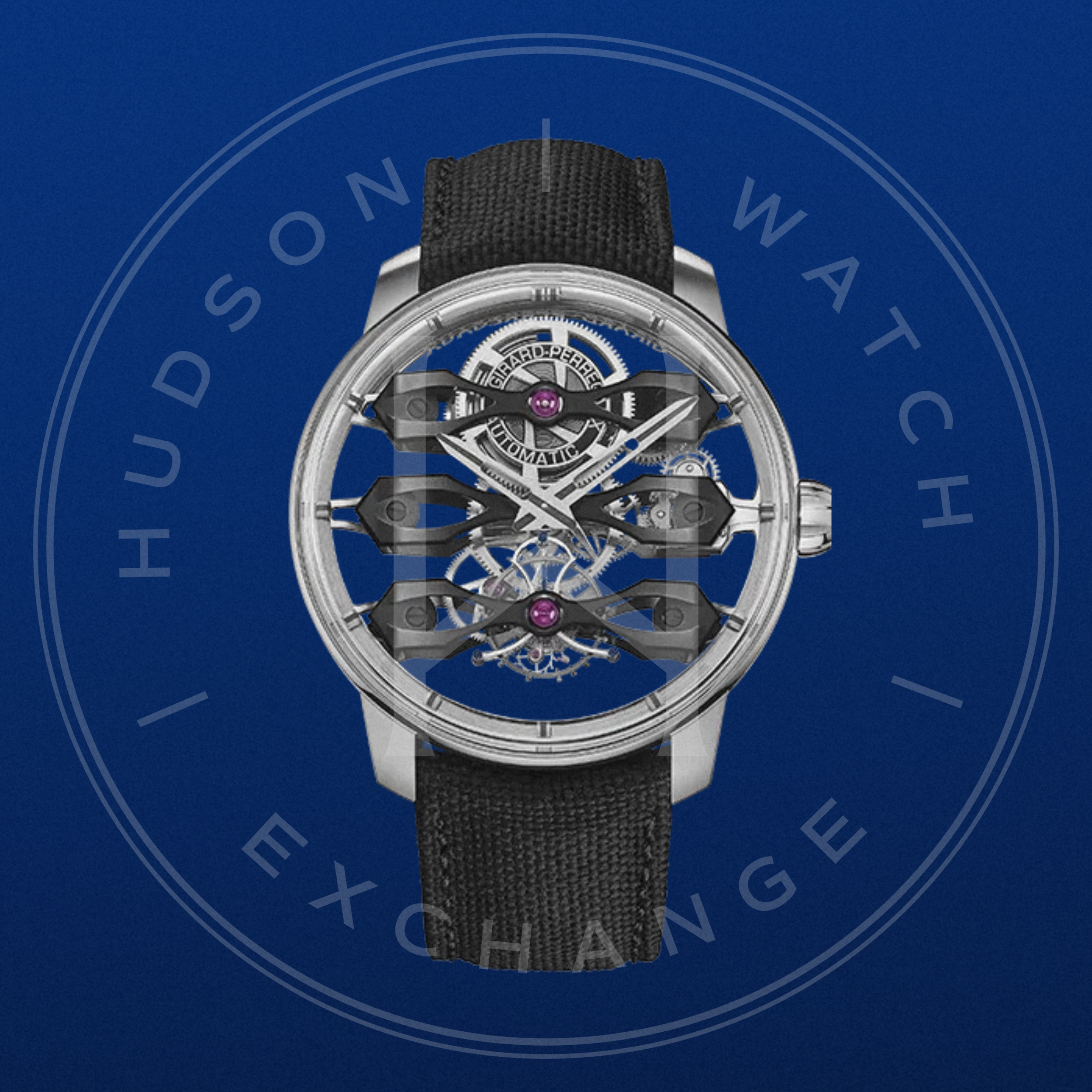 TOURBILLON WITH THREE FLYING BRIDGES 44MM, Ref. 99296-53-3559-5CC