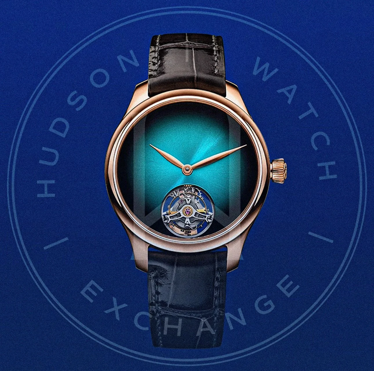 ENDEAVOUR TOURBILLON BLUE LAGOON  REF. 1804-0406 38MM