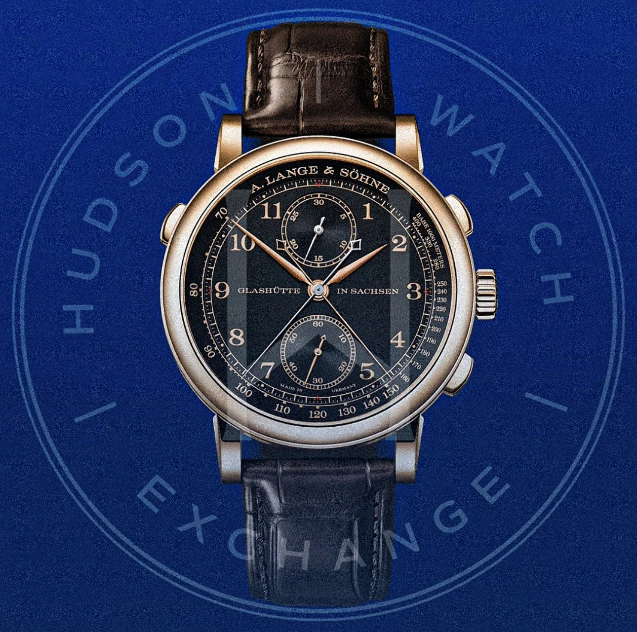 1815 RATTRAPANTE HONEYGOLD “Homage to F. A. Lange” in 750 HONEYGOLD® Reference 425.050